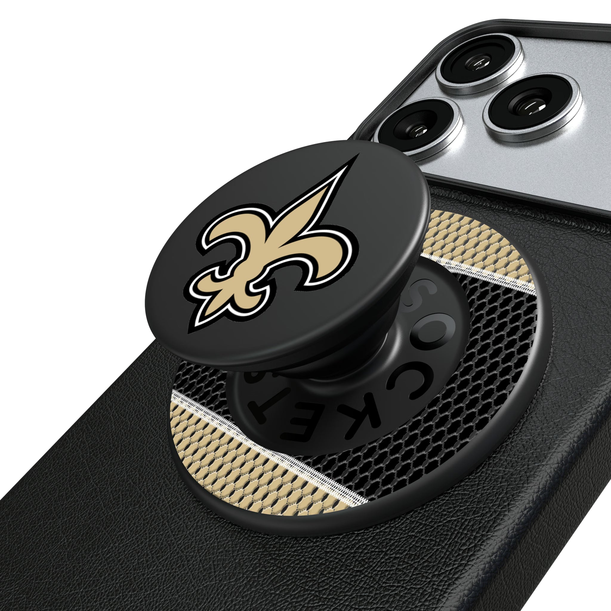 New Orleans Saints Mesh Popsockets Round Magnetic