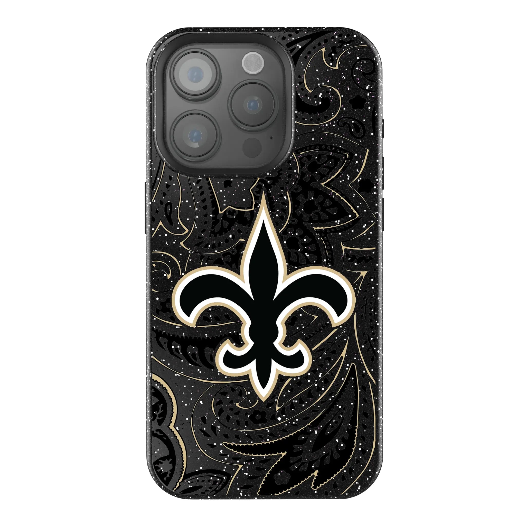 New Orleans Saints Paisley iPhone Bling Phone Case for Apple iPhone