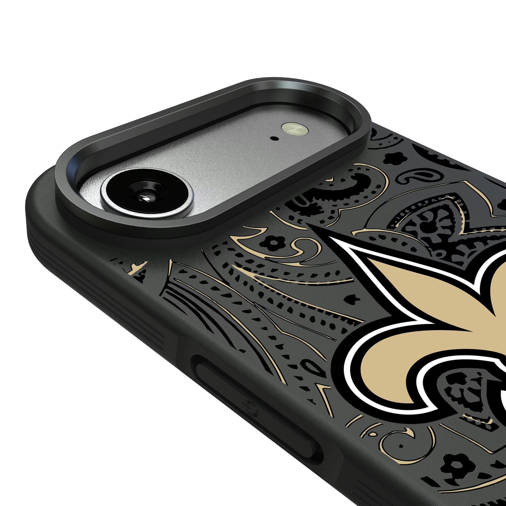 New Orleans Saints Paisley iPhone Bump Phone Case for Apple iPhone - Detail#Device_iPhone Air