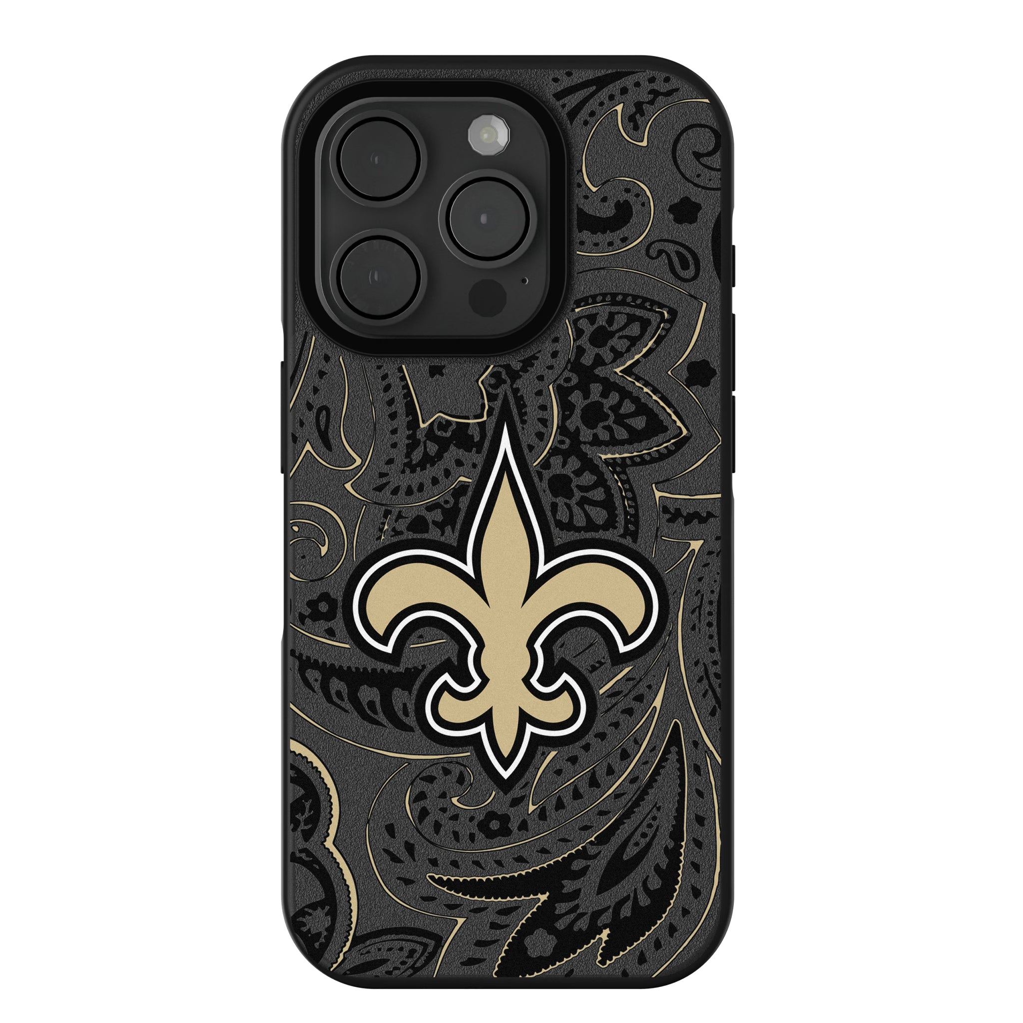 New Orleans Saints Paisley iPhone Bump Phone Case for Apple iPhone