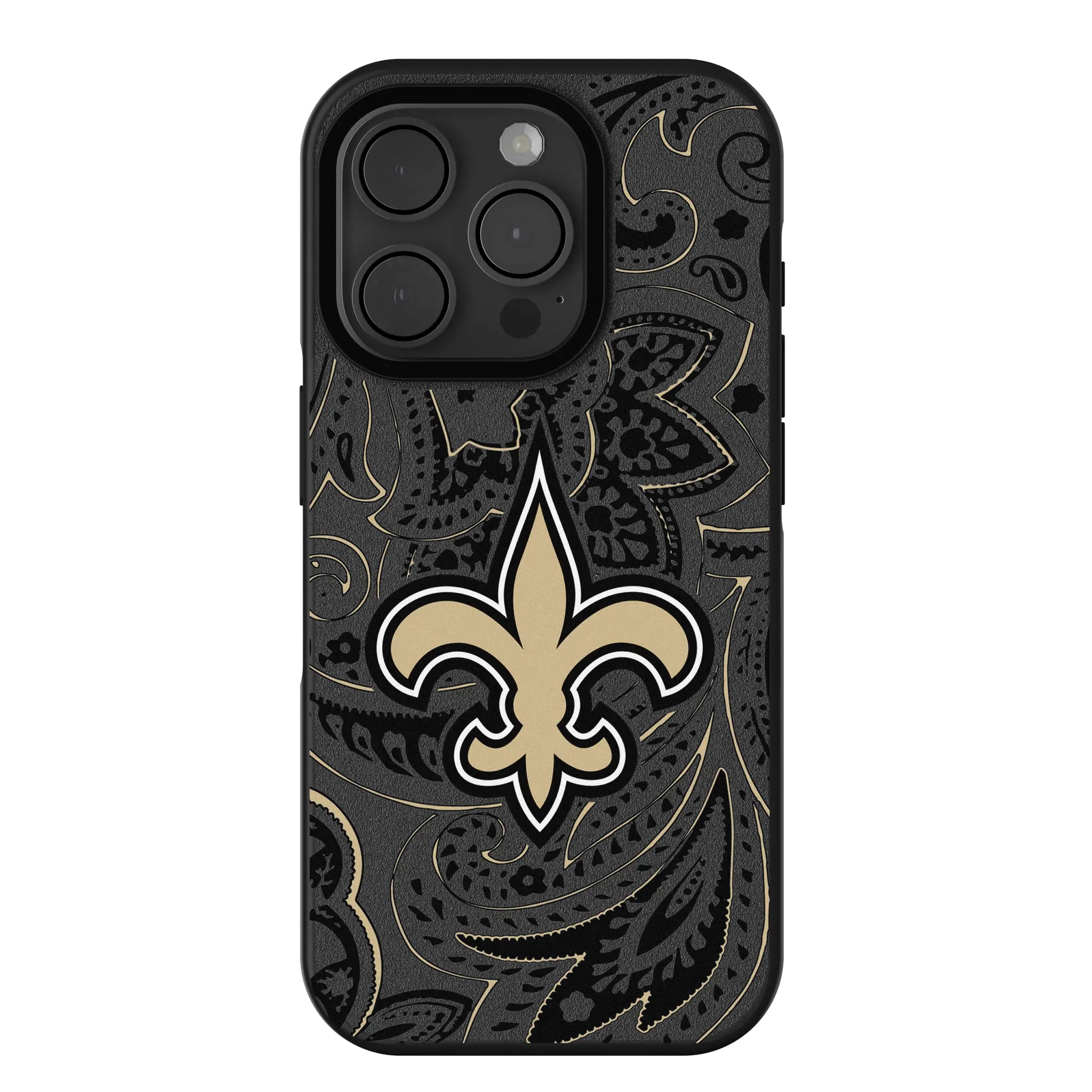 New Orleans Saints Paisley iPhone Bump Phone Case for Apple iPhone