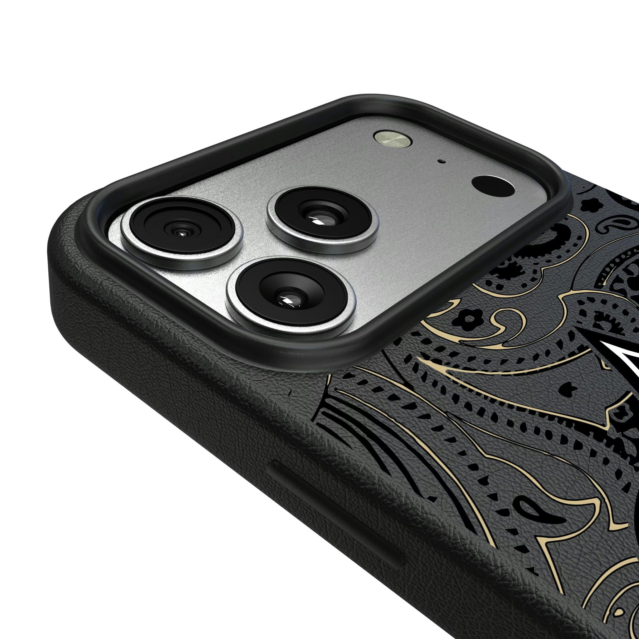 New Orleans Saints Paisley iPhone MagSafe Compatible Phone Case for Apple iPhone - Detail#Device_iPhone 17 Pro Max