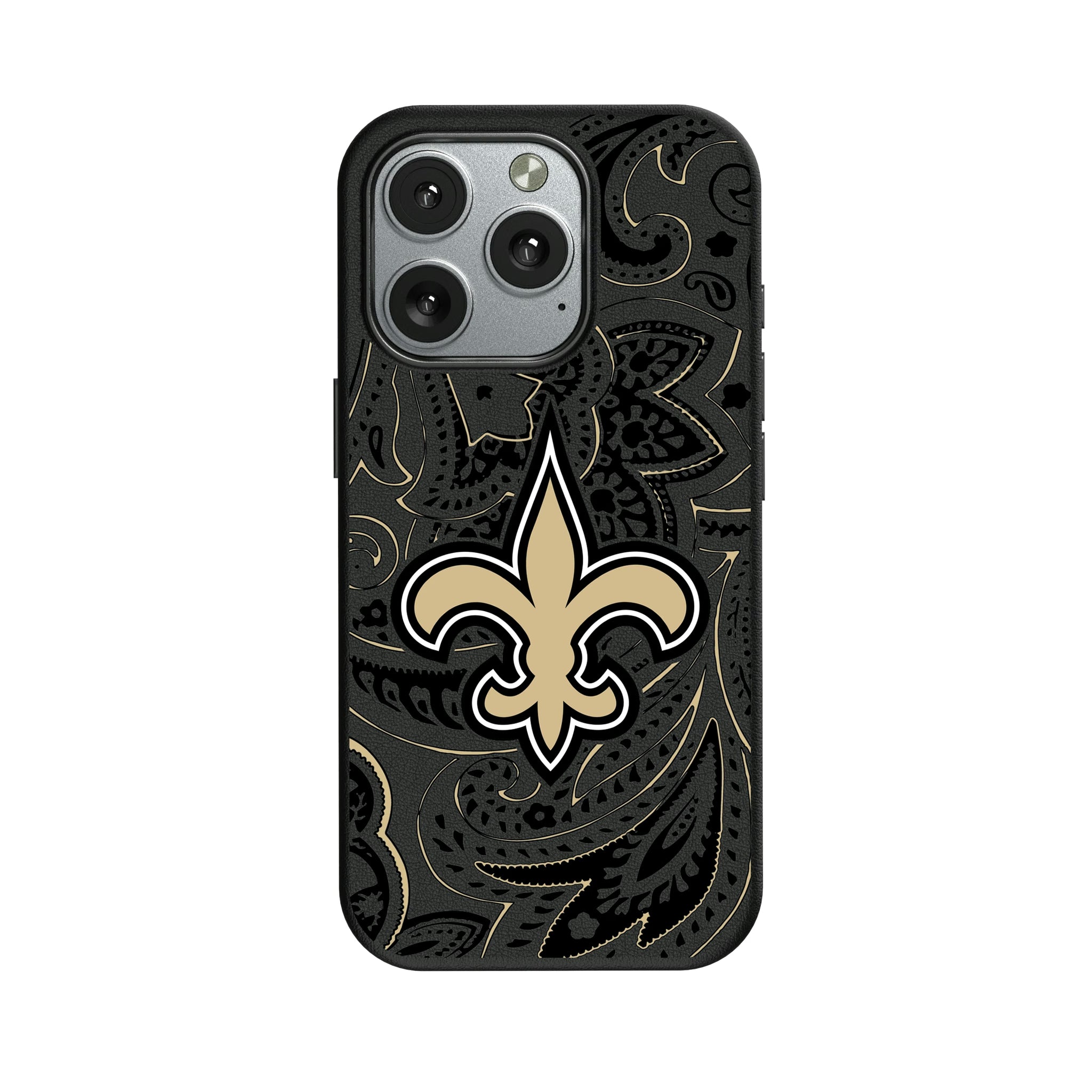 New Orleans Saints Paisley iPhone MagSafe Compatible Phone Case for Apple iPhone