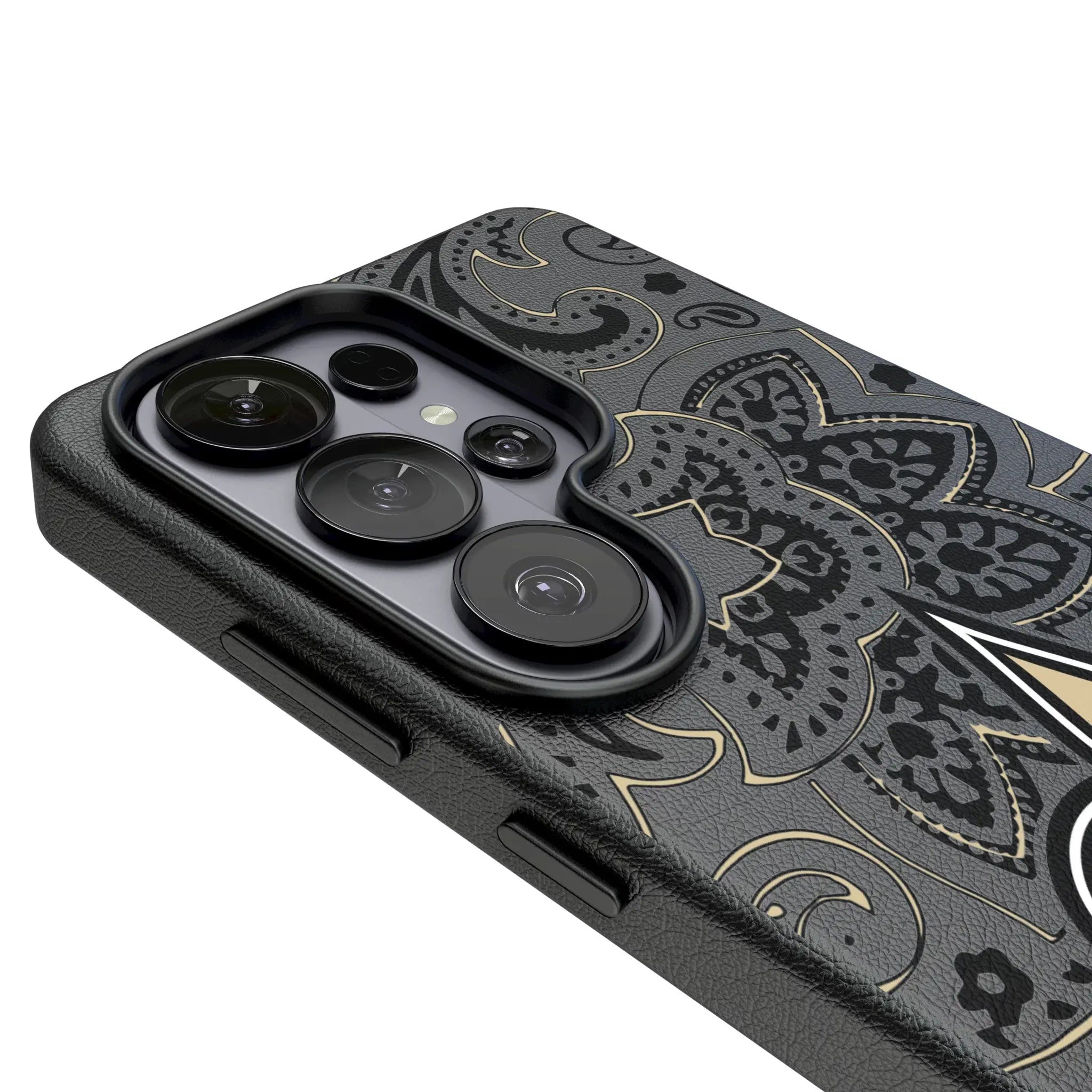 New Orleans Saints Paisley Galaxy MagSafe Compatible Phone Case for Samsung Galaxy - Detail#Device_Galaxy S26 Ultra