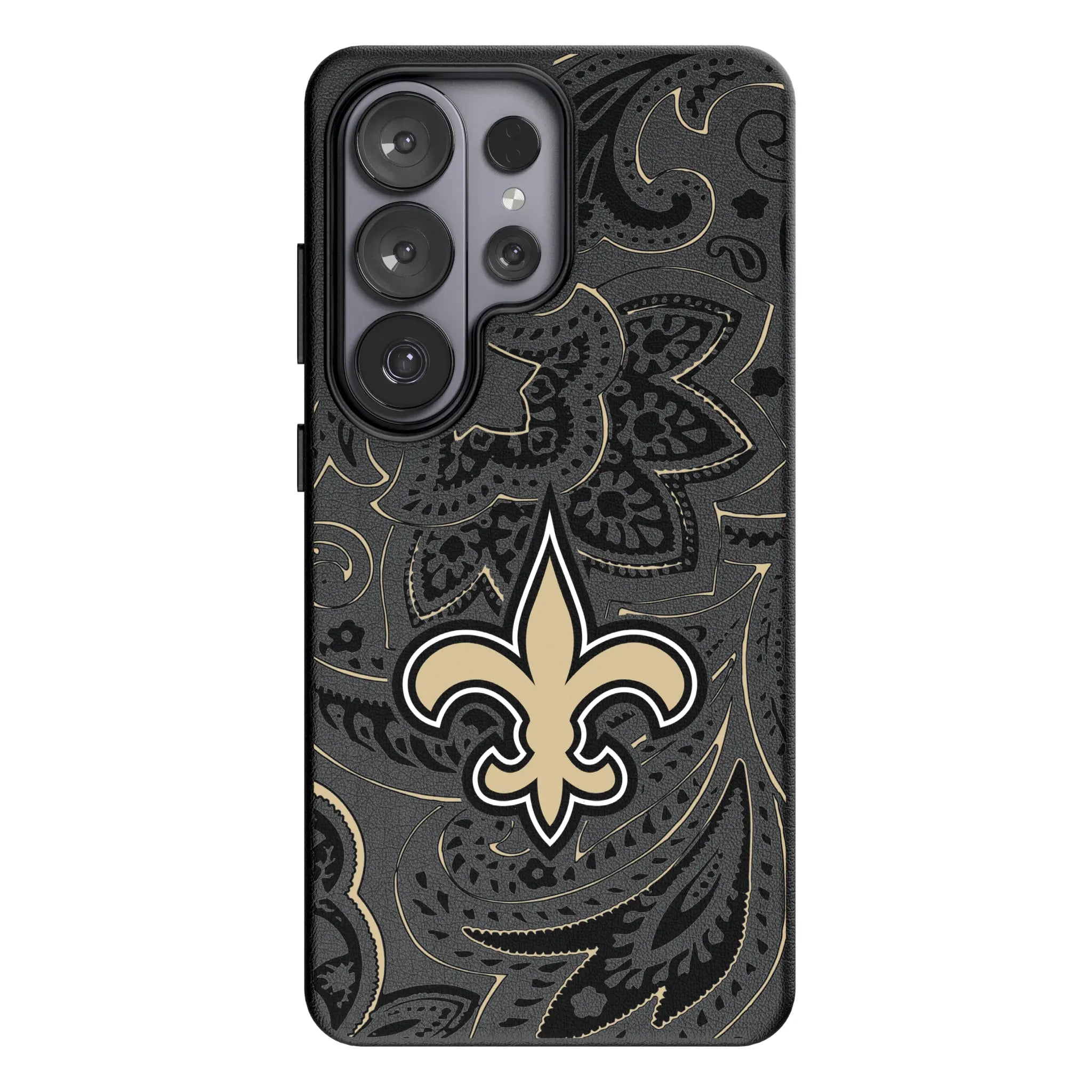 New Orleans Saints Paisley Galaxy MagSafe Compatible Phone Case for Samsung Galaxy#Device_Galaxy S26 Ultra