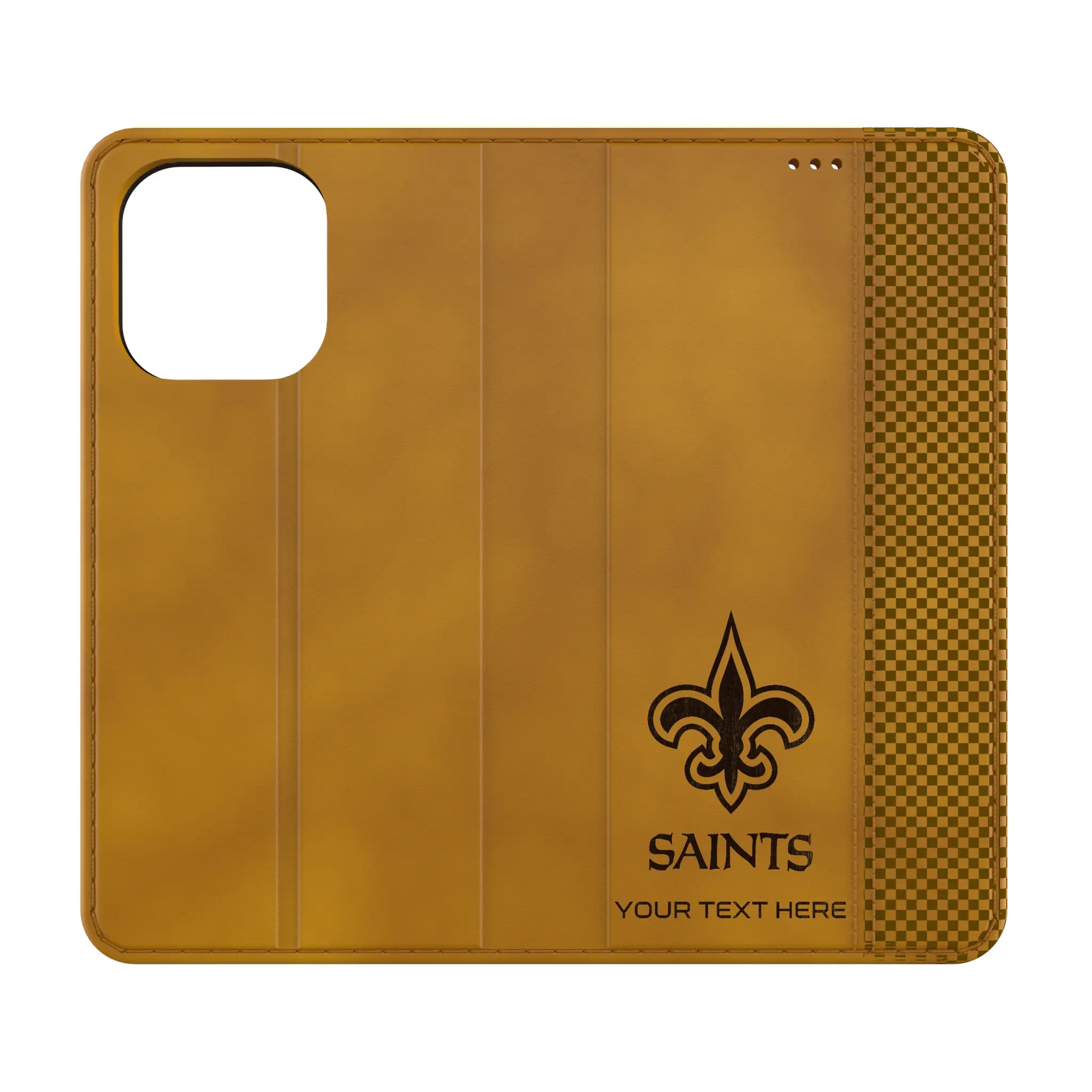 New Orleans Saints Personalized Burn iPhone Folio Phone Case for Apple iPhone