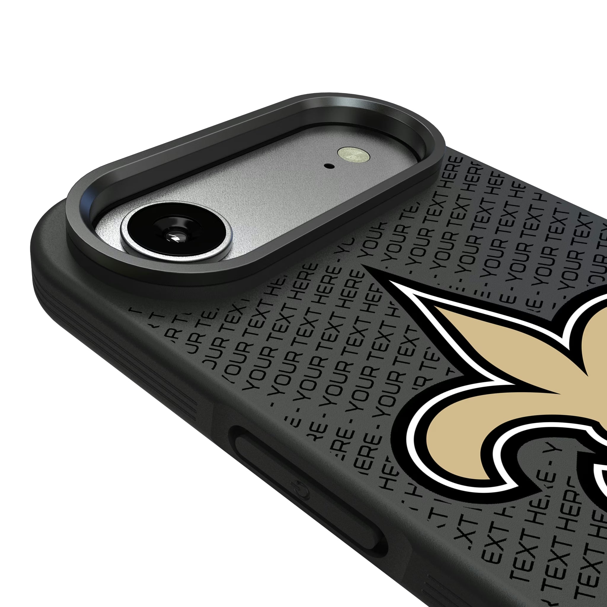New Orleans Saints Personalized EndZone Plus iPhone Bump Phone Case for Apple iPhone - Detail#Device_iPhone Air