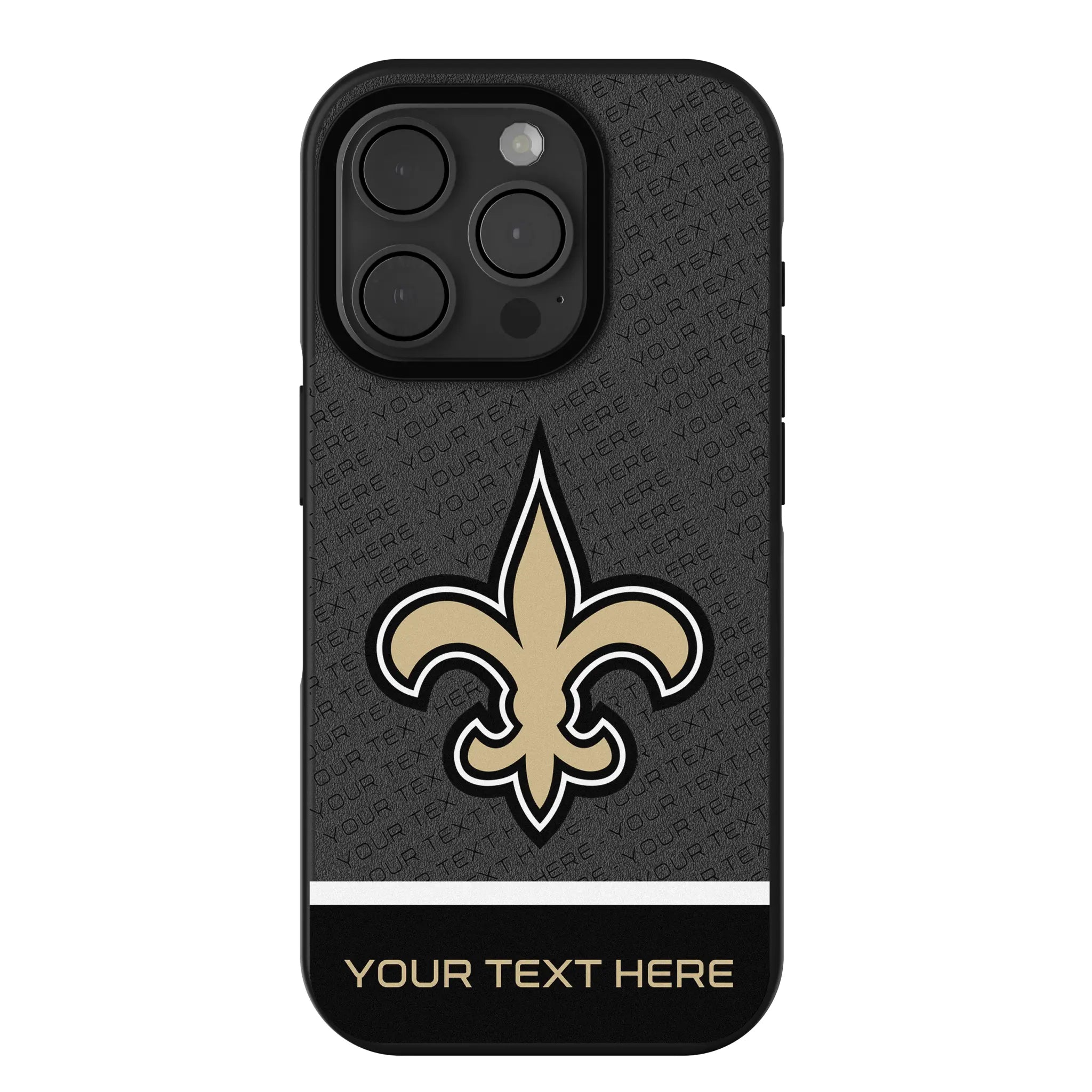 New Orleans Saints Personalized EndZone Plus iPhone Bump Phone Case for Apple iPhone