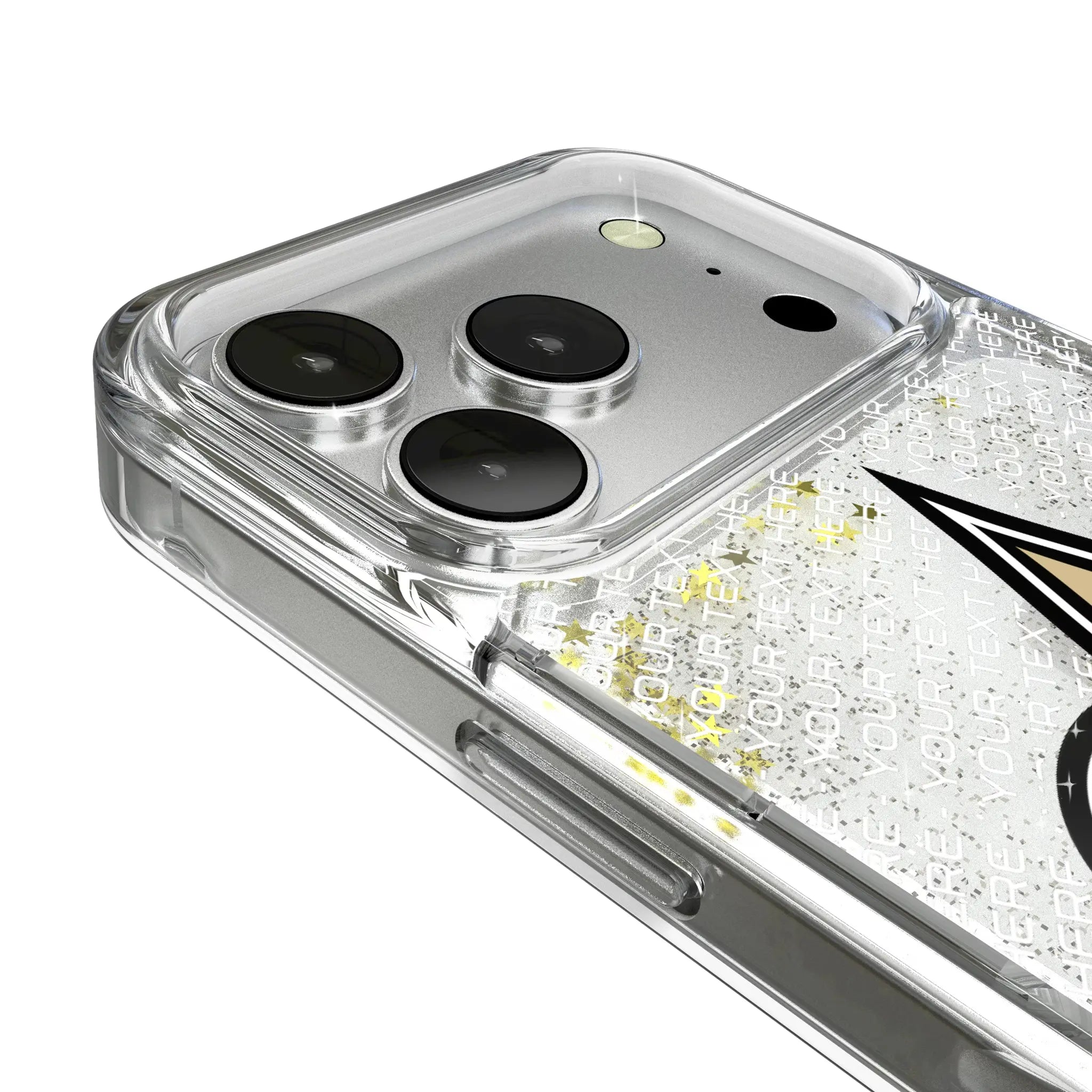 New Orleans Saints Personalized EndZone Plus iPhone Glitter Phone Case for Apple iPhone - Detail