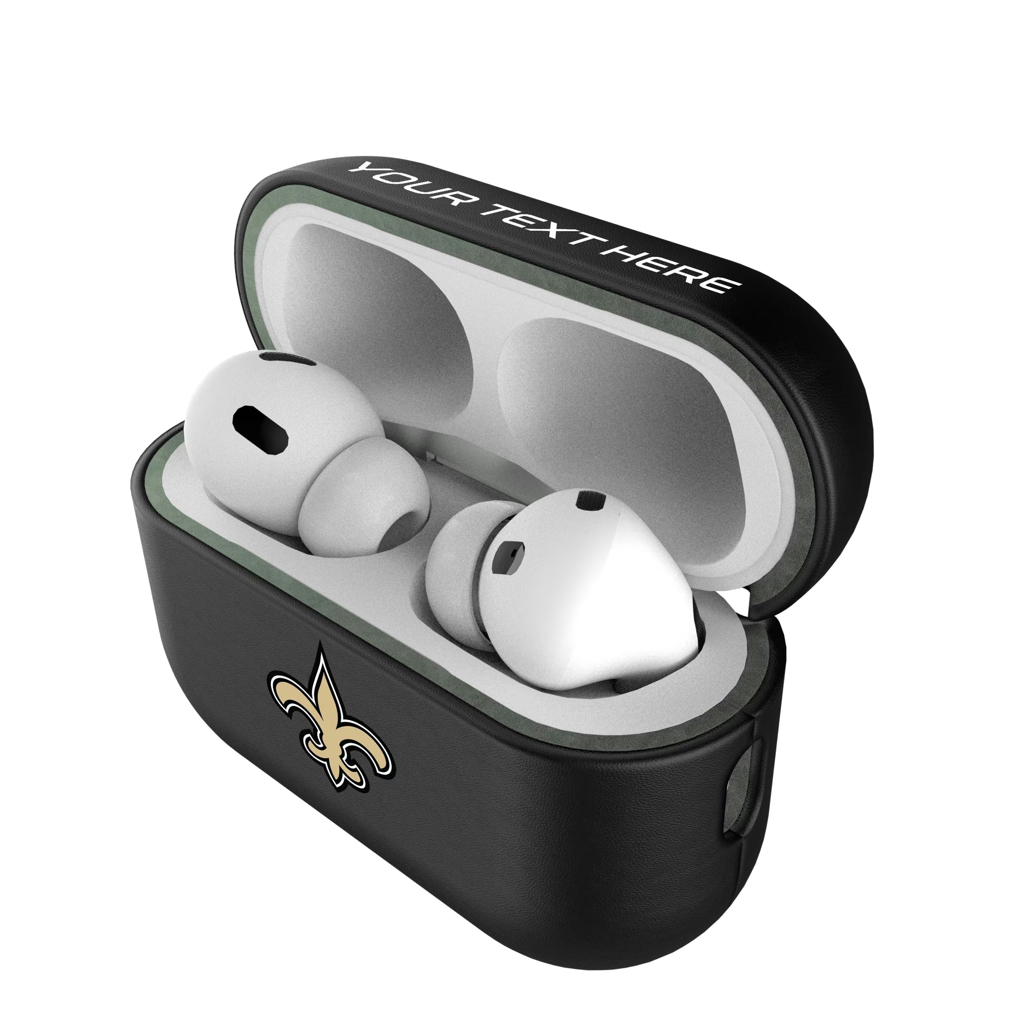 New Orleans Saints Personalized Insignia AirPods AirPod Case Cover#Device_AirPods Pro 2nd Gen