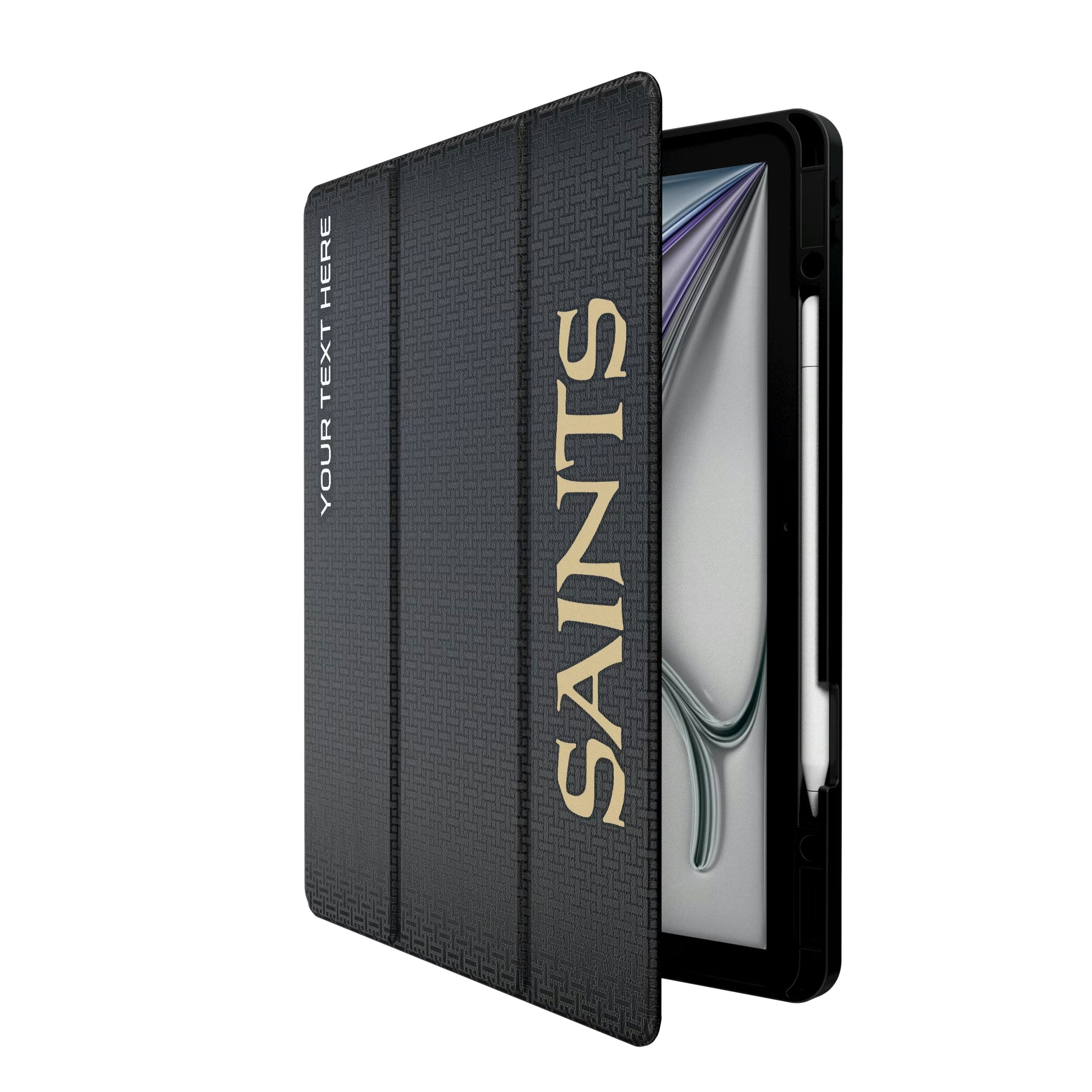 New Orleans Saints Personalized Linen iPad Tablet Case for Apple iPad