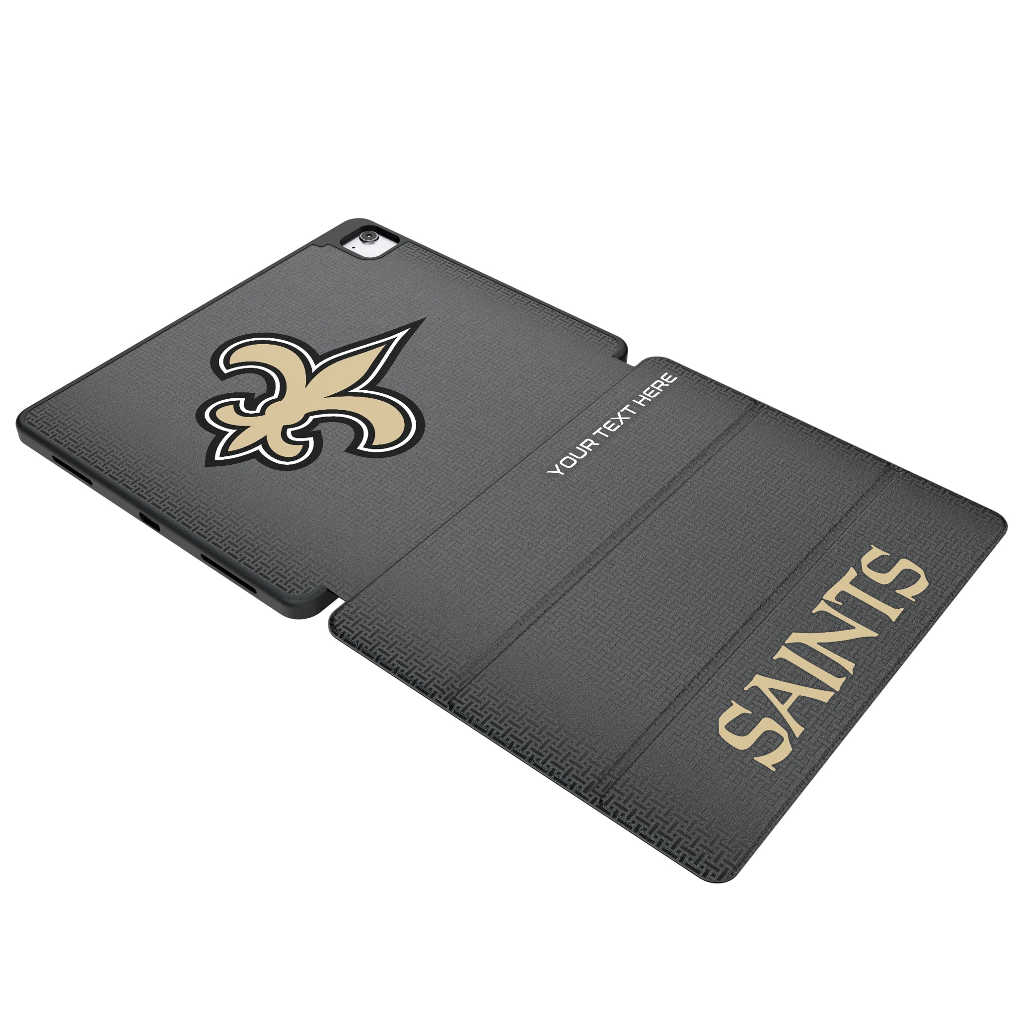 New Orleans Saints Personalized Linen iPad Tablet Case for Apple iPad