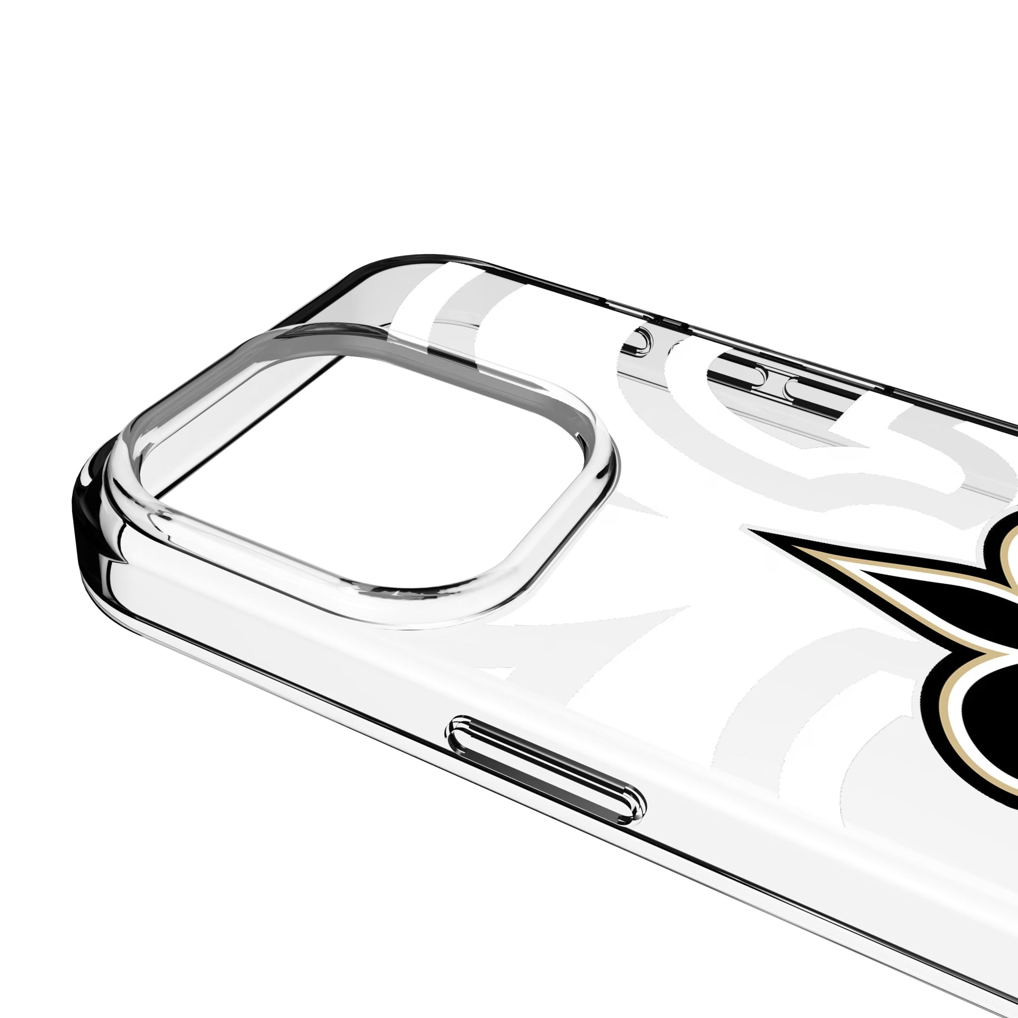 New Orleans Saints Personalized Tilt iPhone Clear Phone Case for Apple iPhone - Detail
