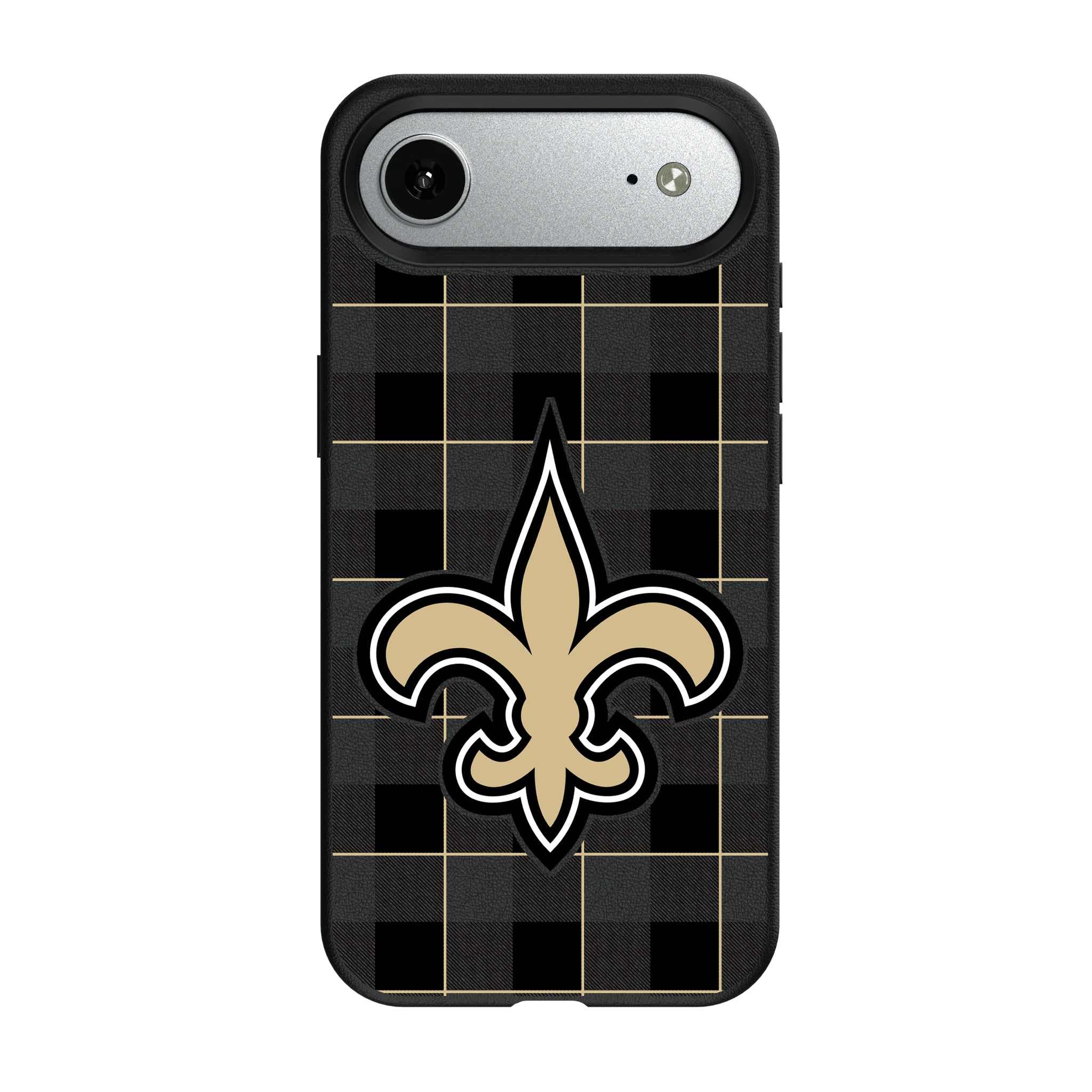 New Orleans Saints Plaid iPhone MagSafe Compatible Phone Case for Apple iPhone#Device_iPhone Air