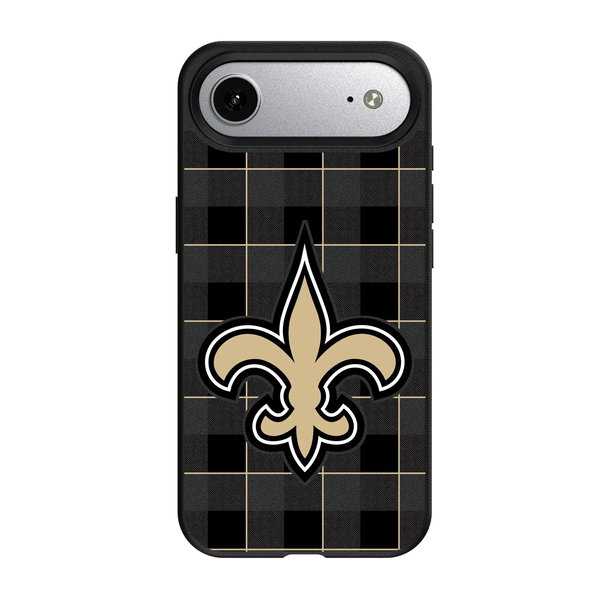 New Orleans Saints Plaid iPhone MagSafe Compatible Phone Case for Apple iPhone#Device_iPhone Air