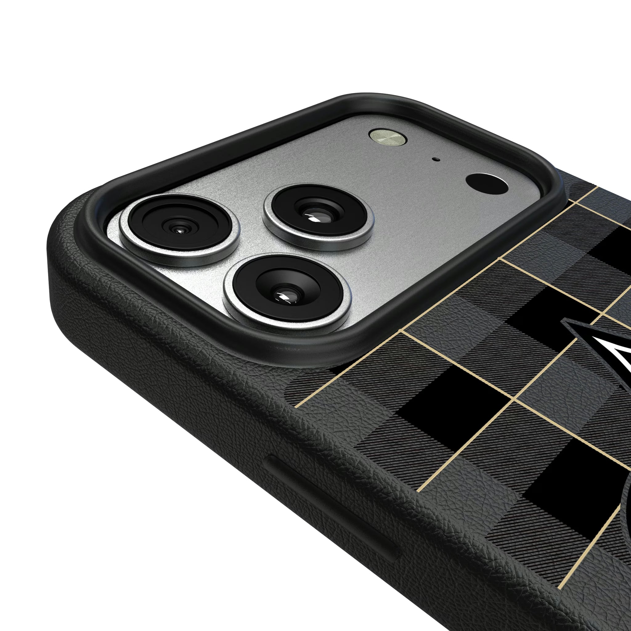 New Orleans Saints Plaid iPhone MagSafe Compatible Phone Case for Apple iPhone - Detail#Device_iPhone 17 Pro Max
