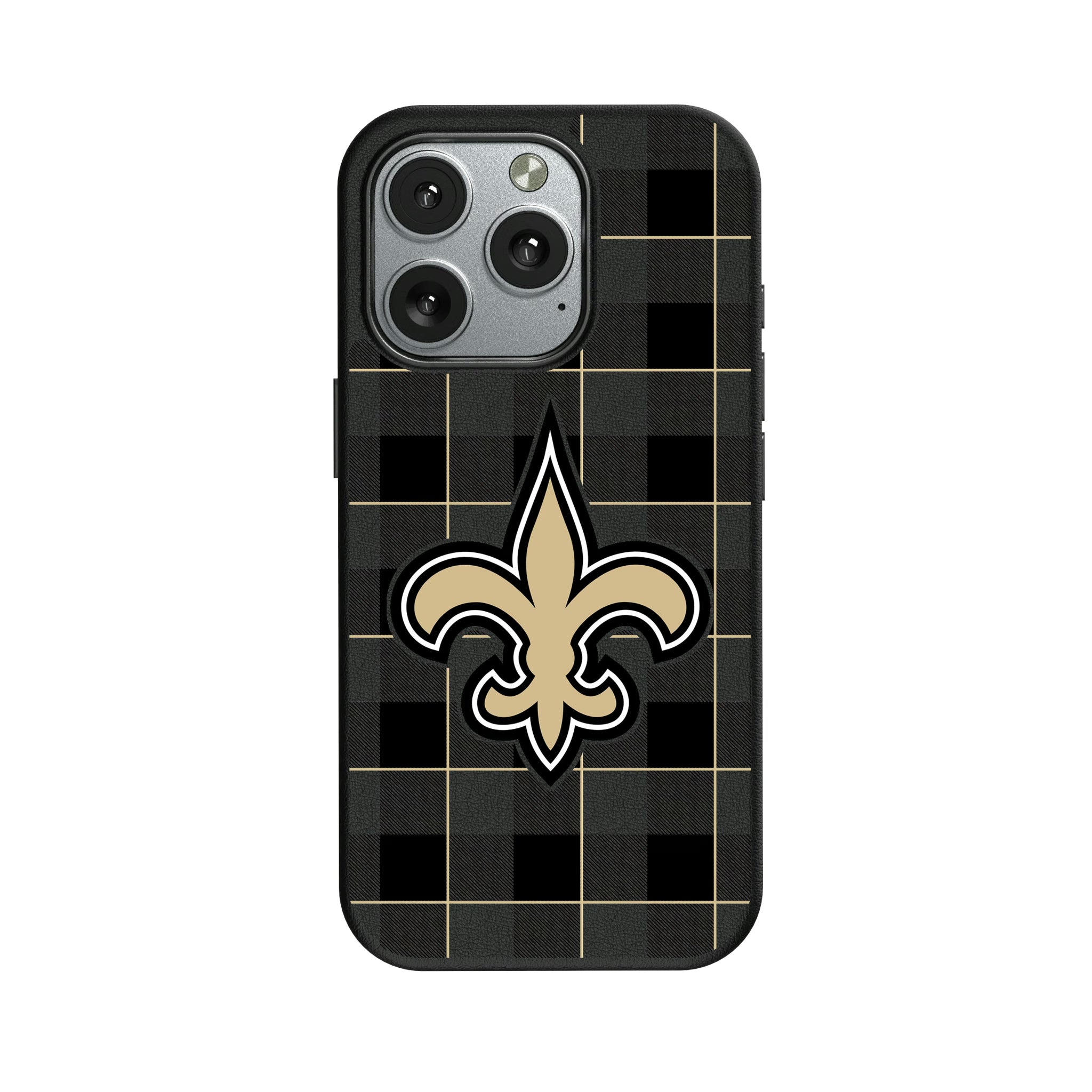 New Orleans Saints Plaid iPhone MagSafe Compatible Phone Case for Apple iPhone