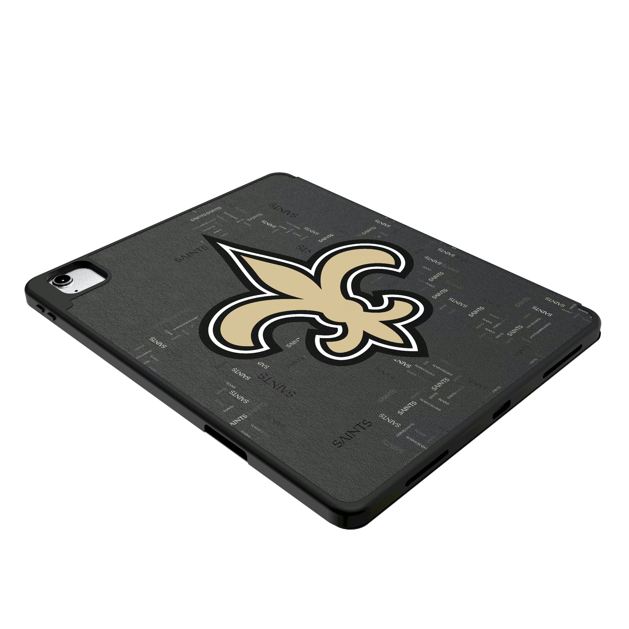 New Orleans Saints Quadtile iPad Tablet Case for Apple iPad - Isometric View