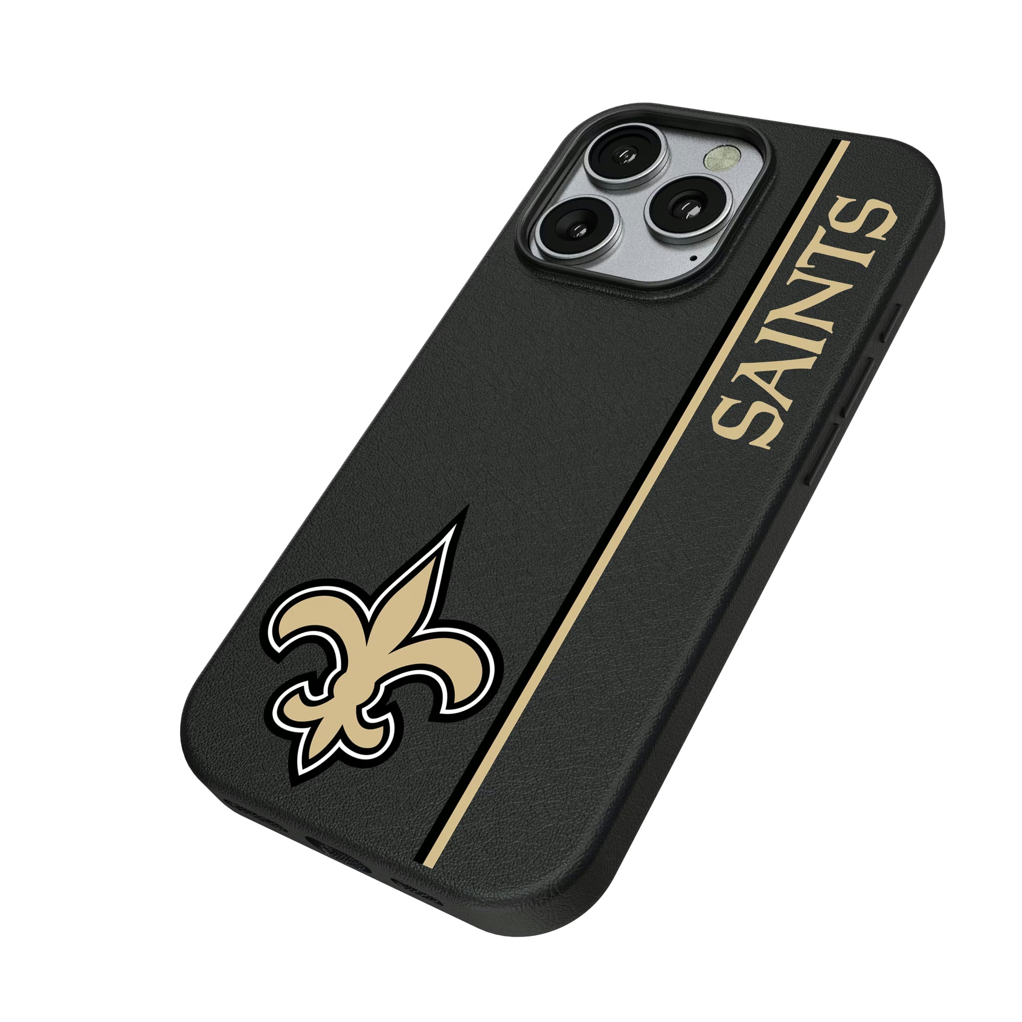 New Orleans Saints Sidebar iPhone MagSafe Compatible Phone Case for Apple iPhone - Isometric View