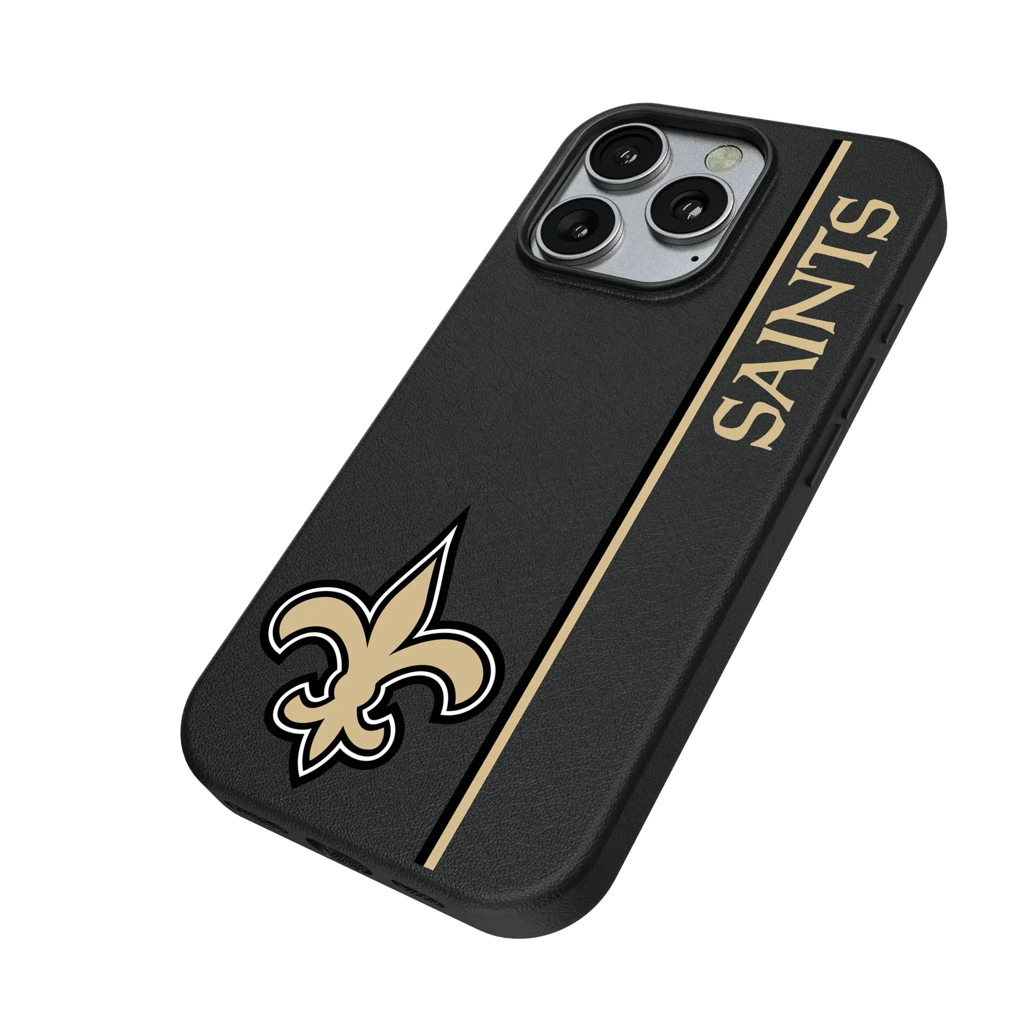 New Orleans Saints Sidebar iPhone MagSafe Compatible Phone Case for Apple iPhone - Isometric View