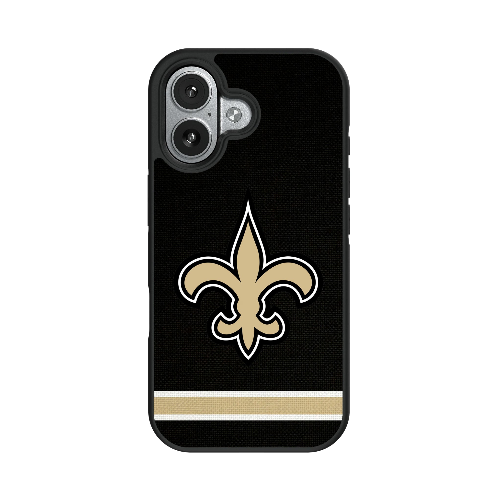 New Orleans Saints Stripe iPhone Bump Phone Case for Apple iPhone#Device_iPhone 17