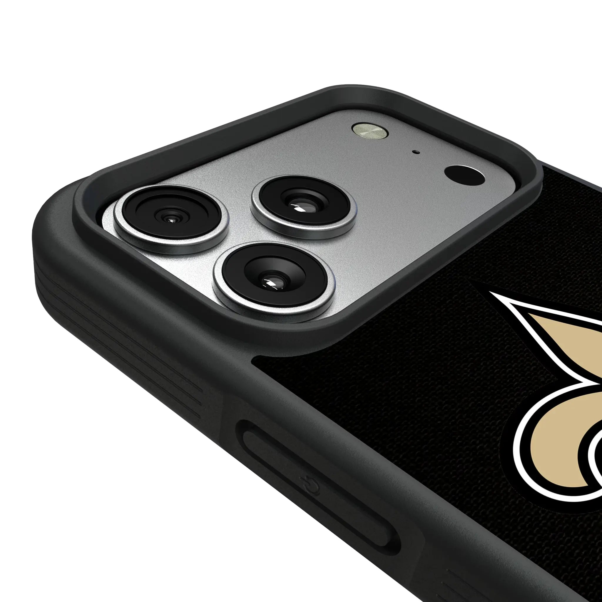 New Orleans Saints Stripe iPhone Bump Phone Case for Apple iPhone - Detail#Device_iPhone 17 Pro Max