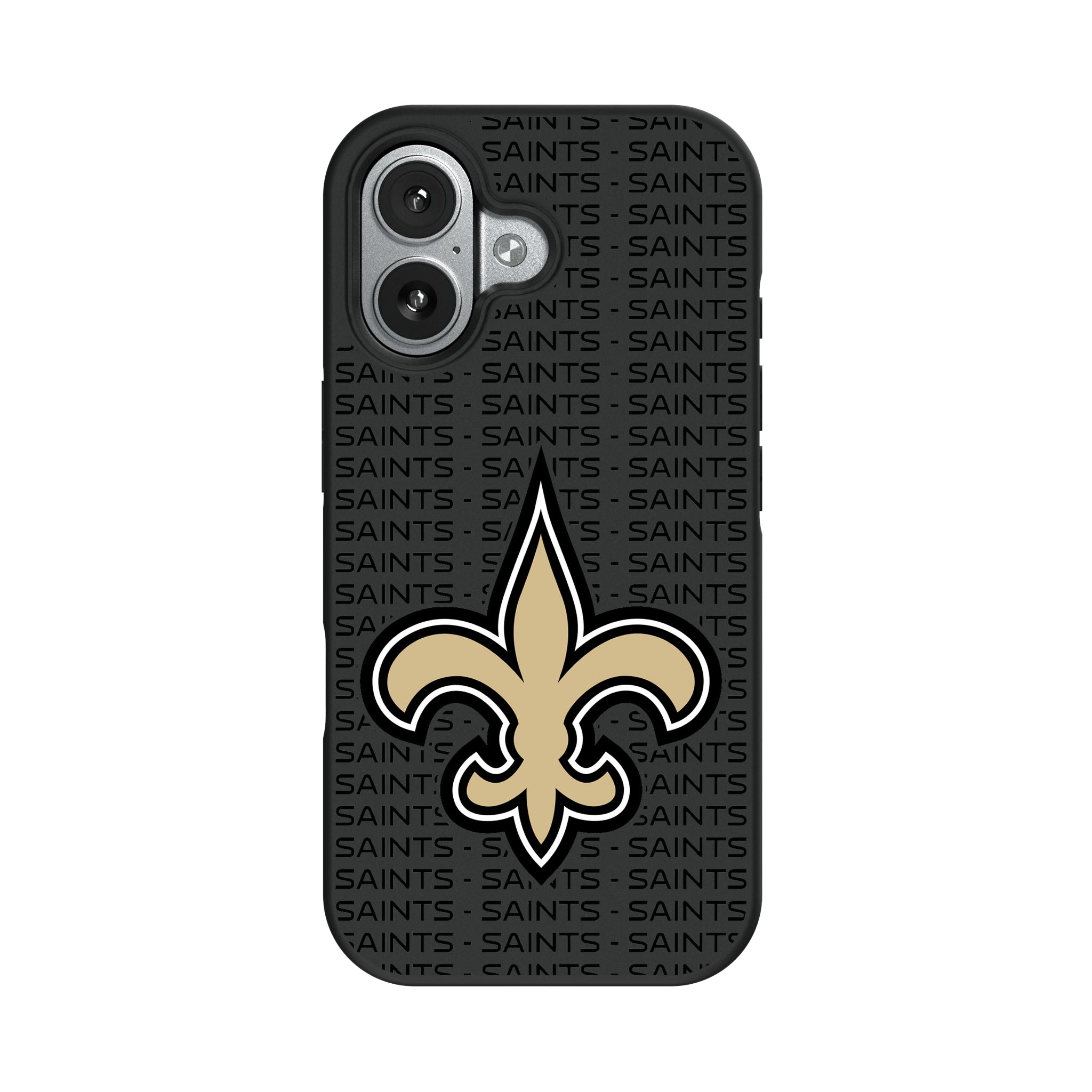 New Orleans Saints Text Backdrop iPhone Bump Phone Case for Apple iPhone#Device_iPhone 17