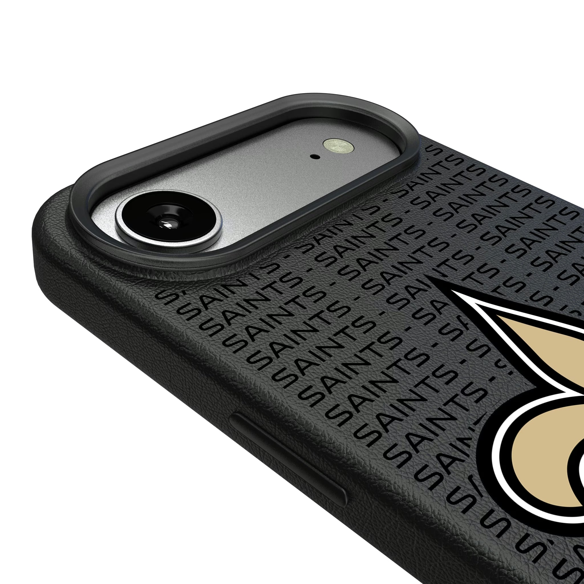 New Orleans Saints Text Backdrop iPhone MagSafe Compatible Phone Case for Apple iPhone - Detail#Device_iPhone Air