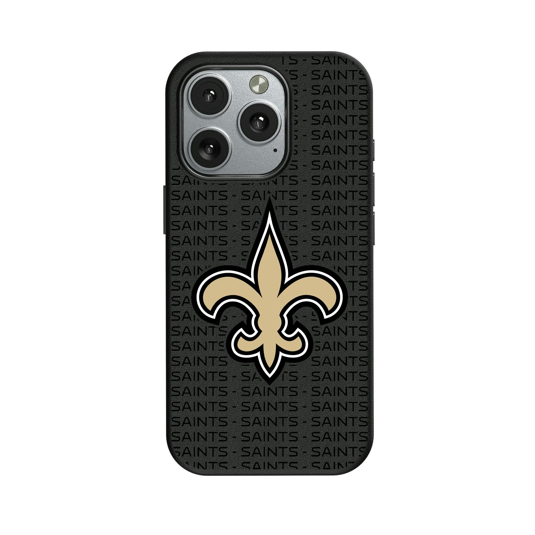 New Orleans Saints Text Backdrop iPhone MagSafe Compatible Phone Case for Apple iPhone