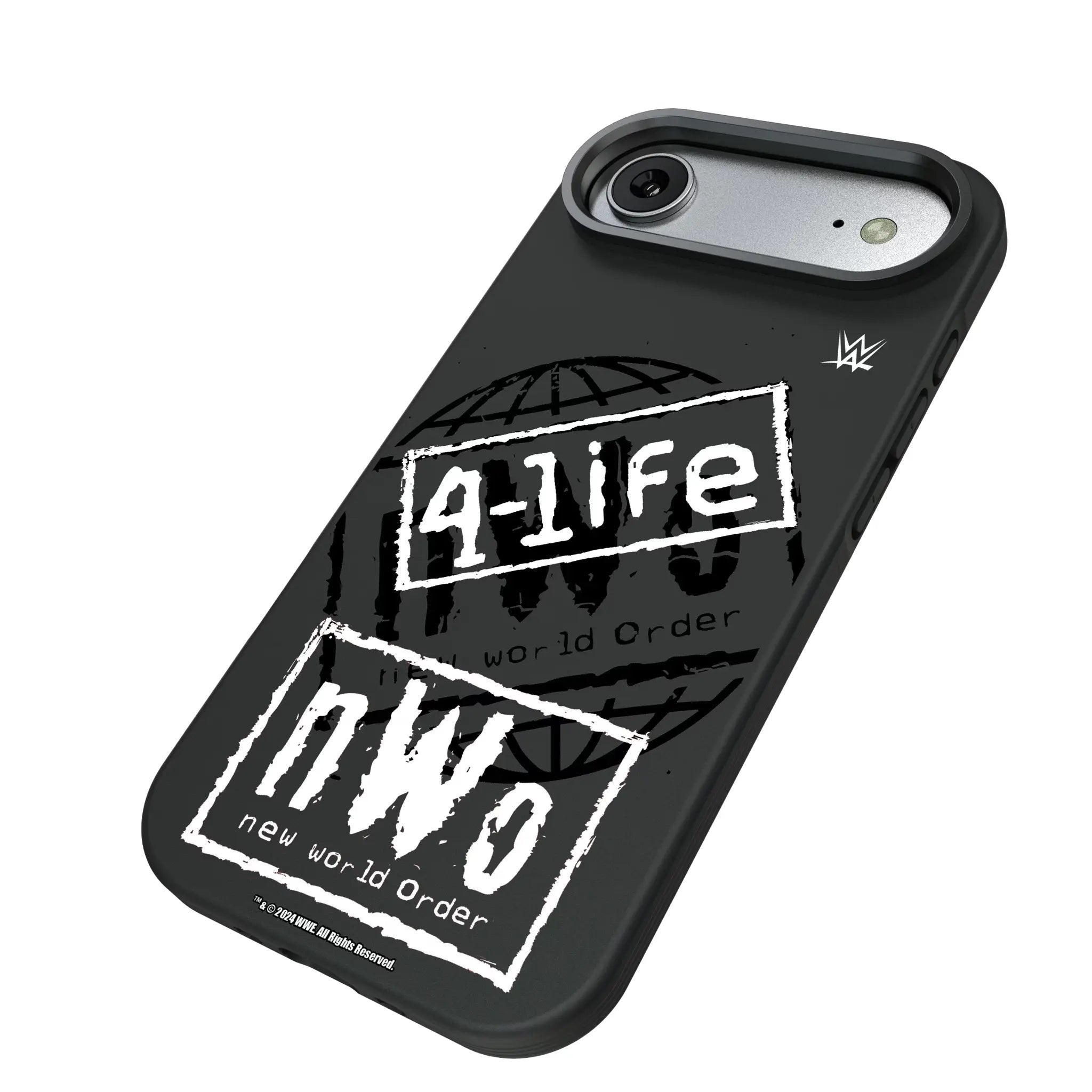 New World Order Impact iPhone Bump Phone Case for Apple iPhone - Isometric View#Device_iPhone Air