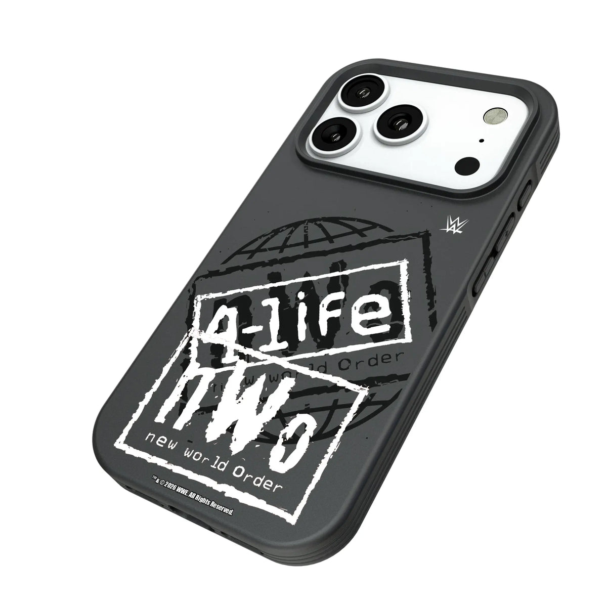 New World Order Impact iPhone Bump Phone Case for Apple iPhone - Isometric View#Device_iPhone 18 Pro