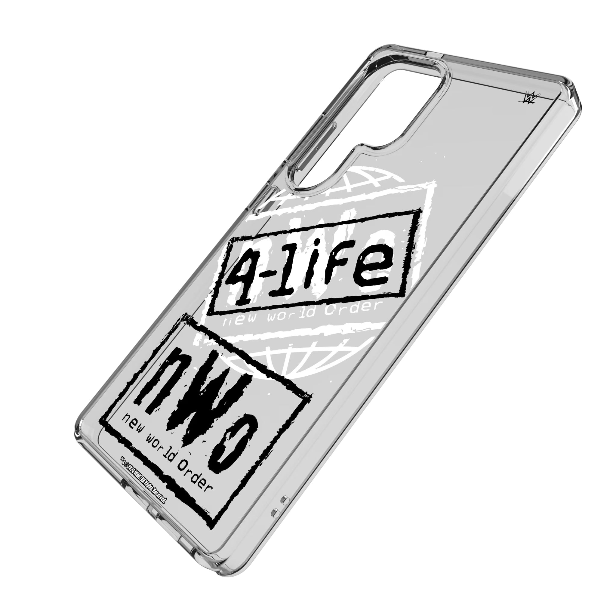 New World Order Impact Galaxy Clear Phone Case for Samsung Galaxy - Isometric View