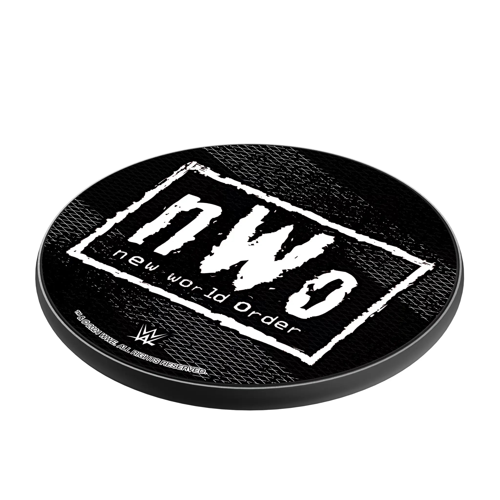 New World Order Steel 15-Watt Wireless Charger - Isometric View