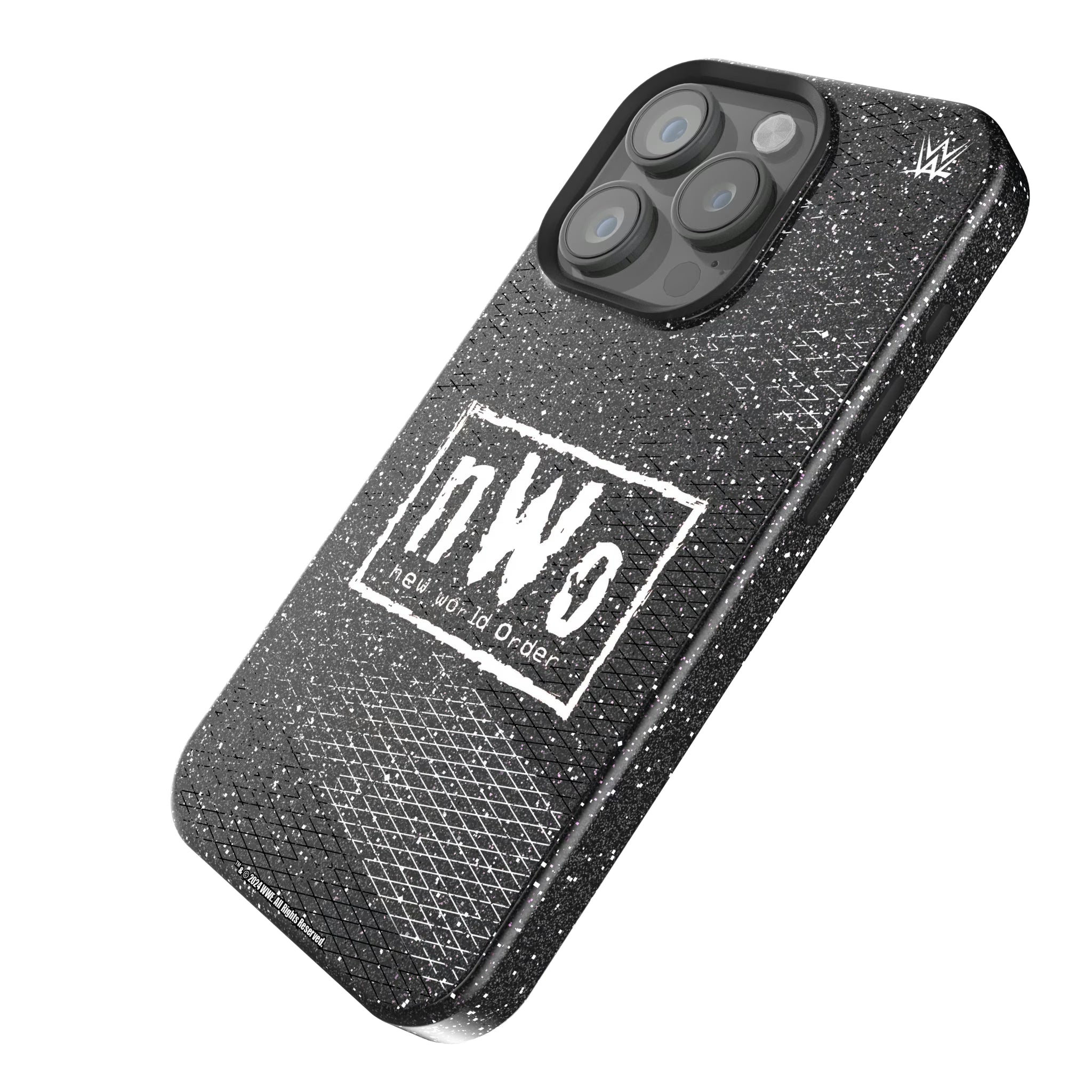 New World Order Steel iPhone Bling Phone Case for Apple iPhone - Isometric View