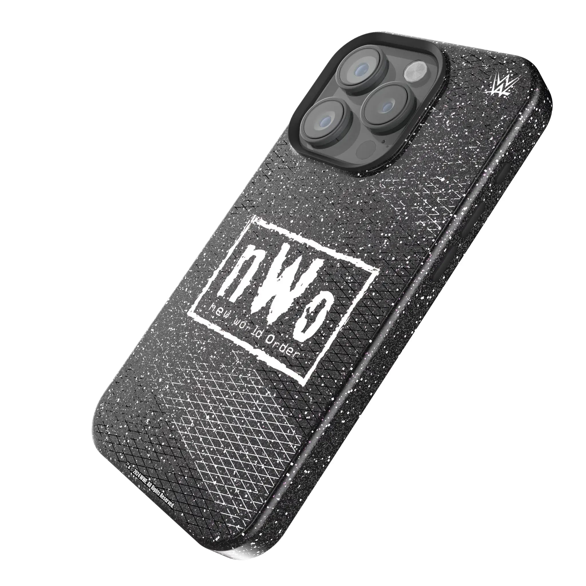New World Order Steel iPhone Bling Phone Case for Apple iPhone - Isometric View