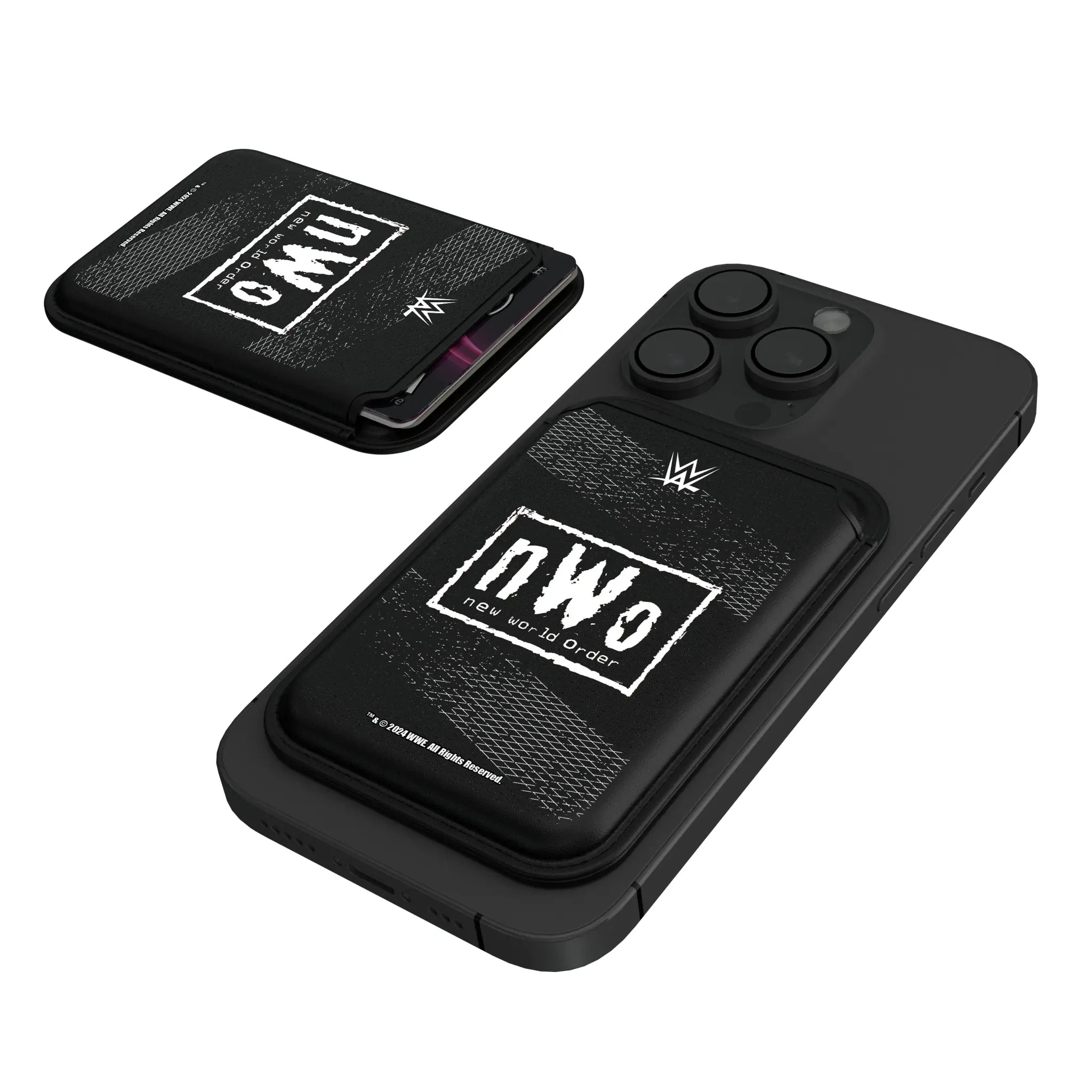 New World Order Steel Black Magnetic Credit Card Wallet