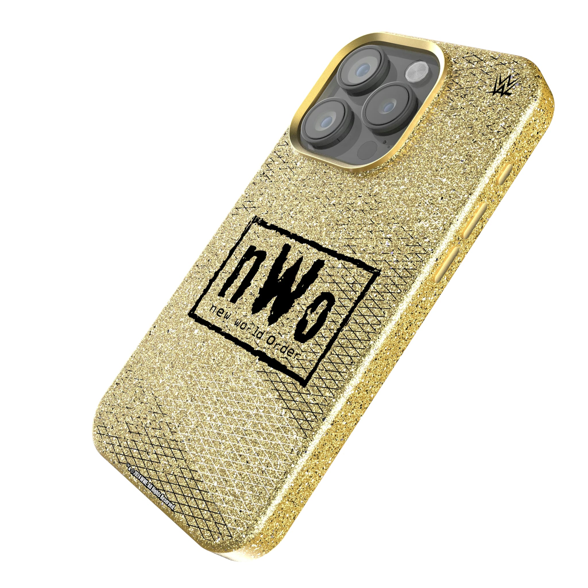 New World Order Steel iPhone Bling Phone Case for Apple iPhone - Isometric View