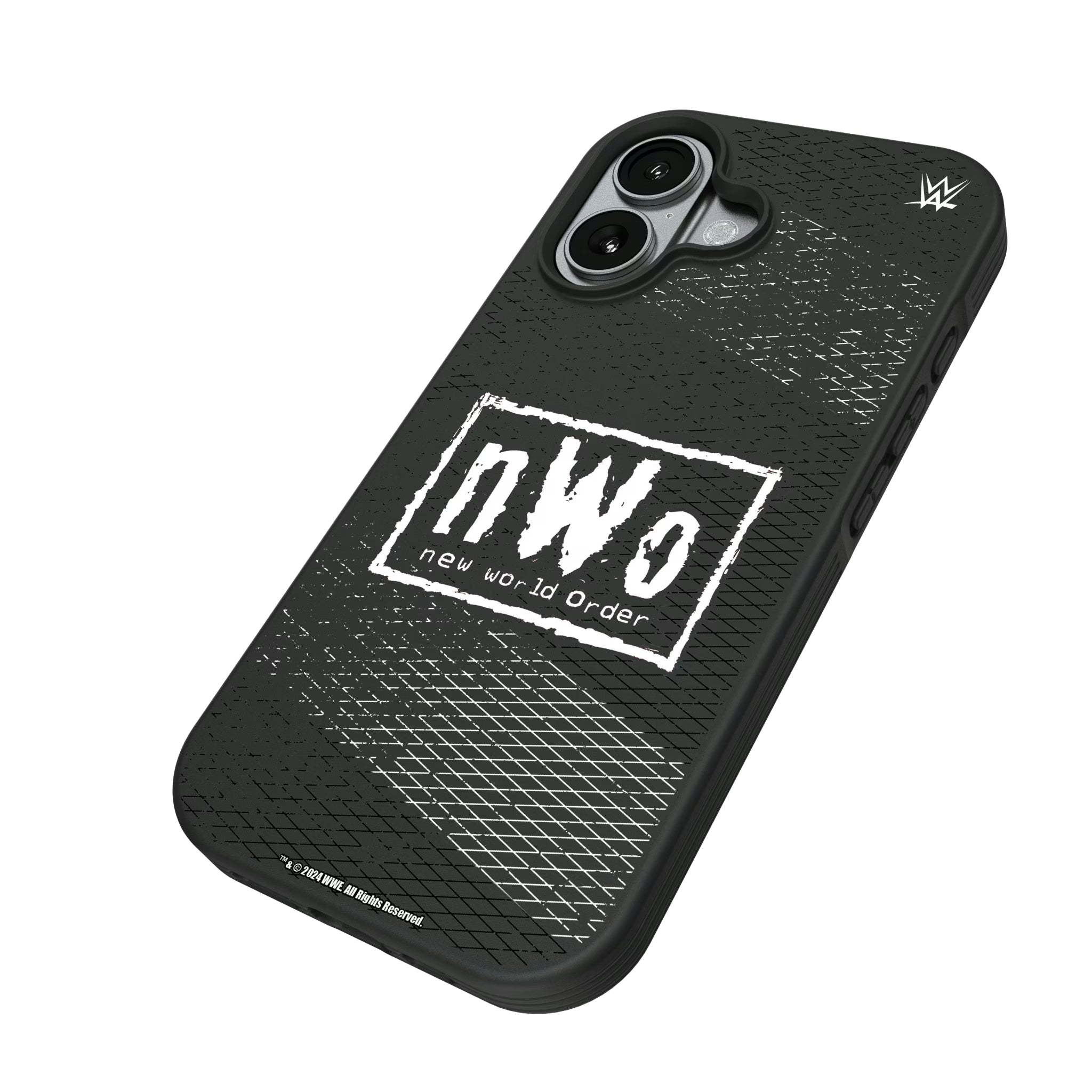 New World Order Steel iPhone Bump Phone Case for Apple iPhone - Isometric View#Device_iPhone 17