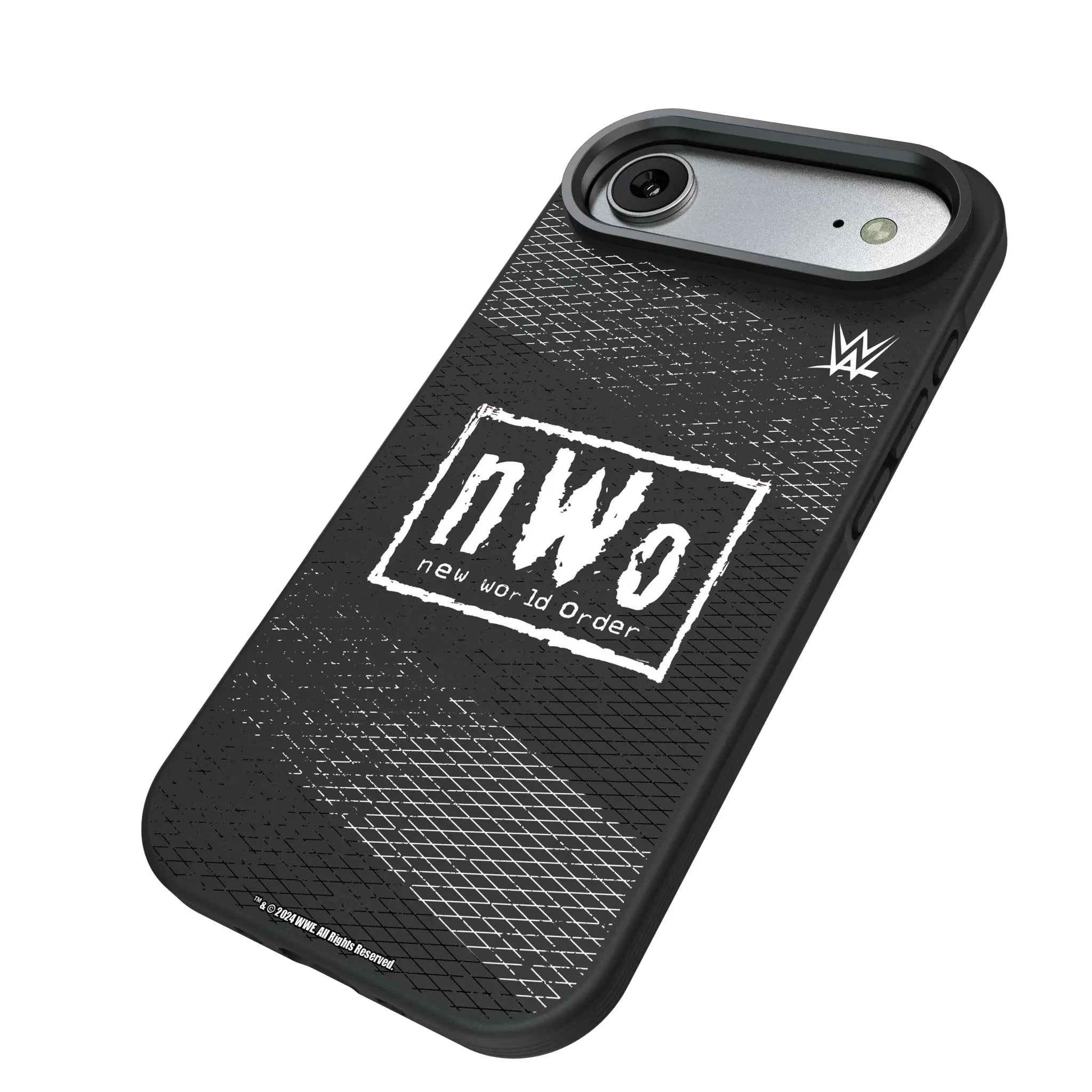 New World Order Steel iPhone Bump Phone Case for Apple iPhone - Isometric View#Device_iPhone Air
