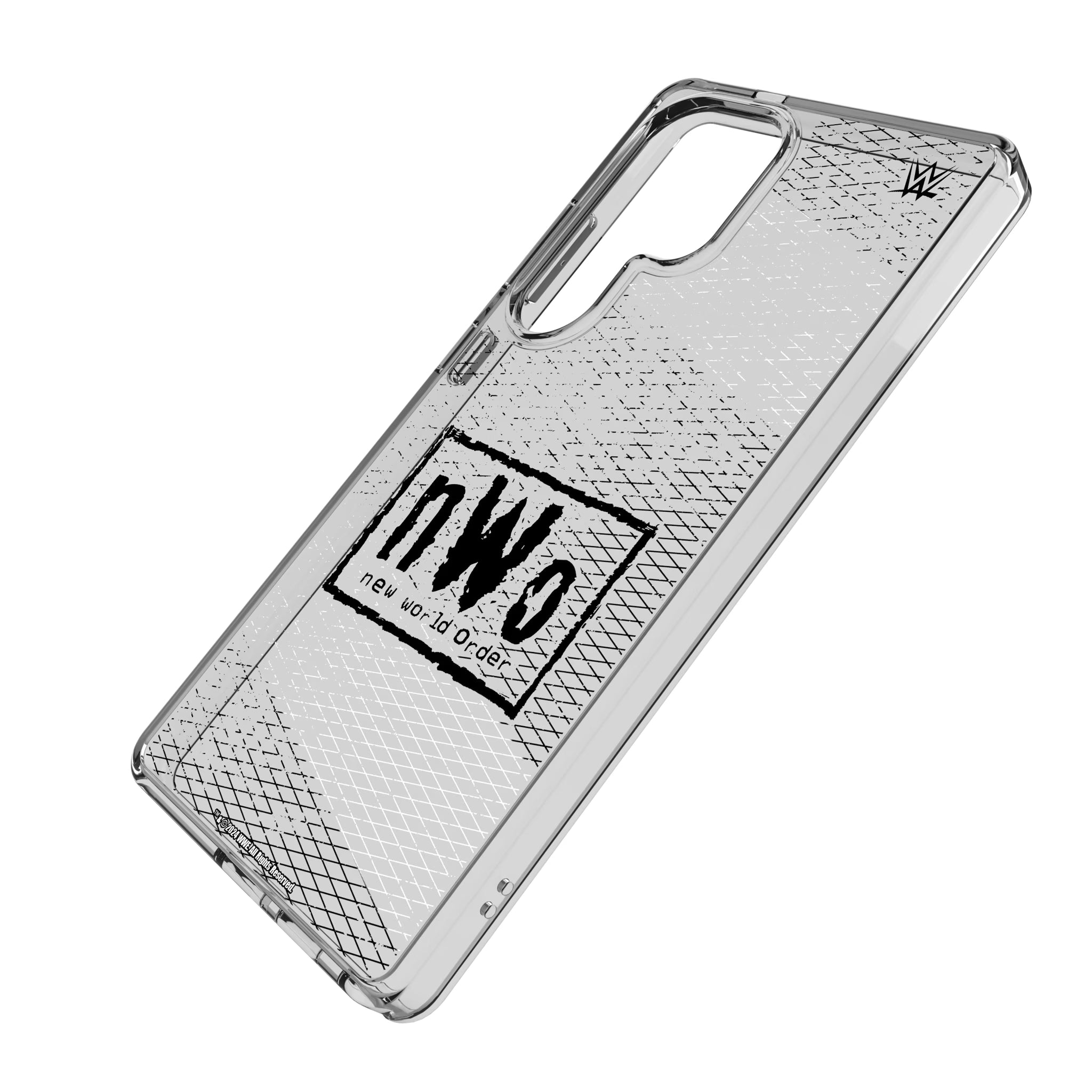 New World Order Steel Galaxy Clear Phone Case for Samsung Galaxy - Isometric View