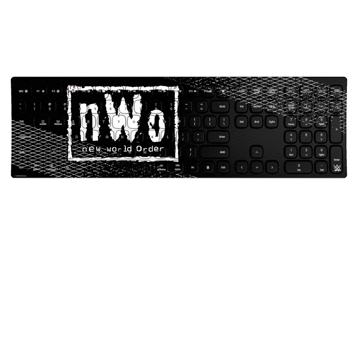 New World Order Steel KKB605 Curved Wireless Keyboard