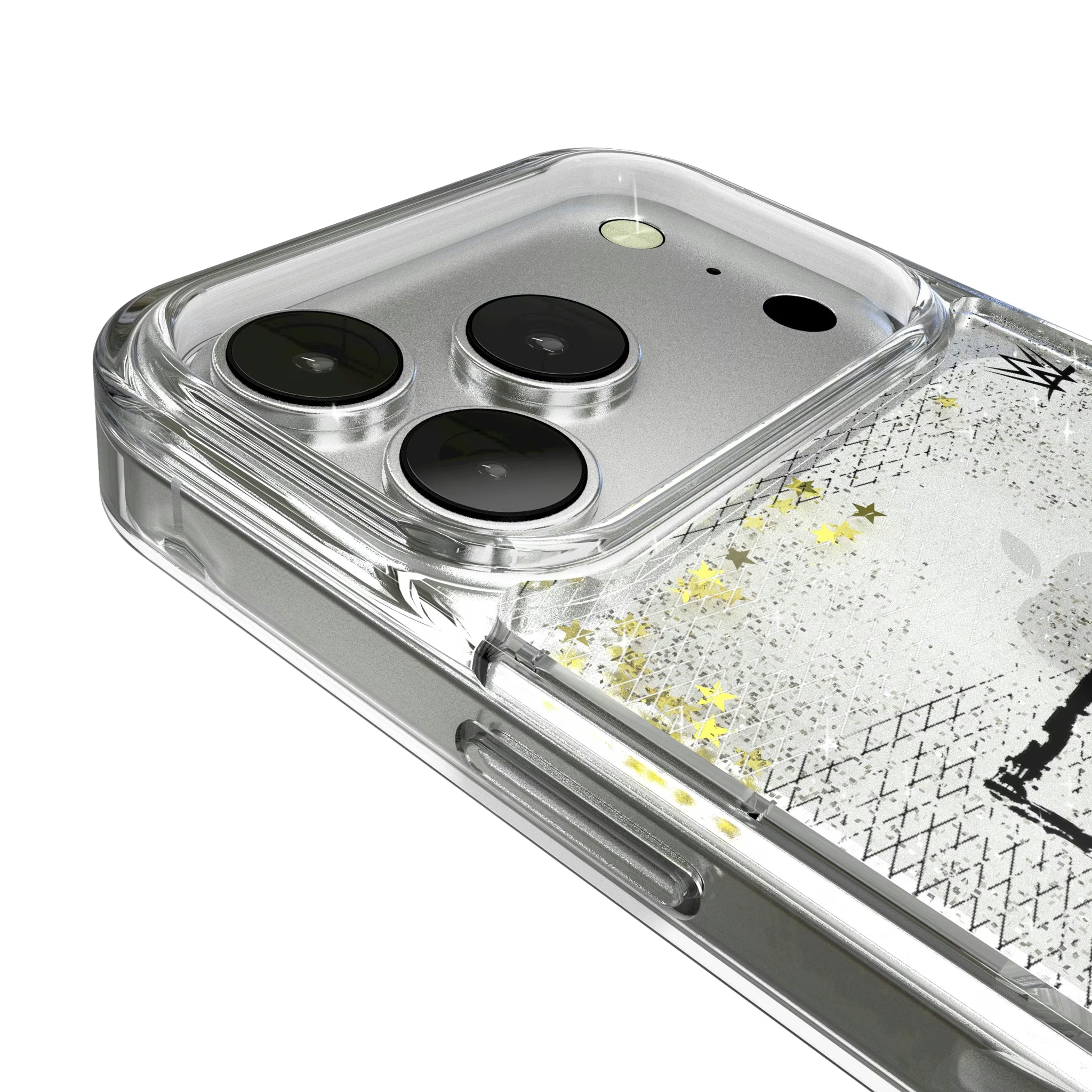 New World Order Steel iPhone Glitter Phone Case for Apple iPhone - Detail