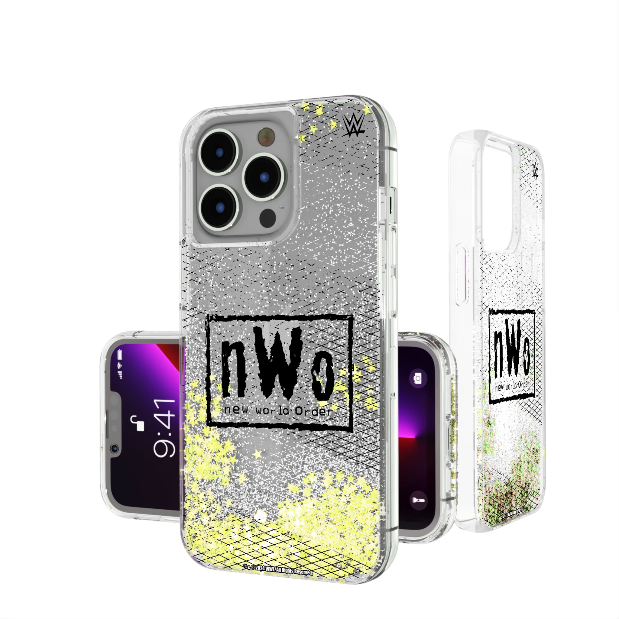 New World Order Steel iPhone Glitter Phone Case for Apple iPhone