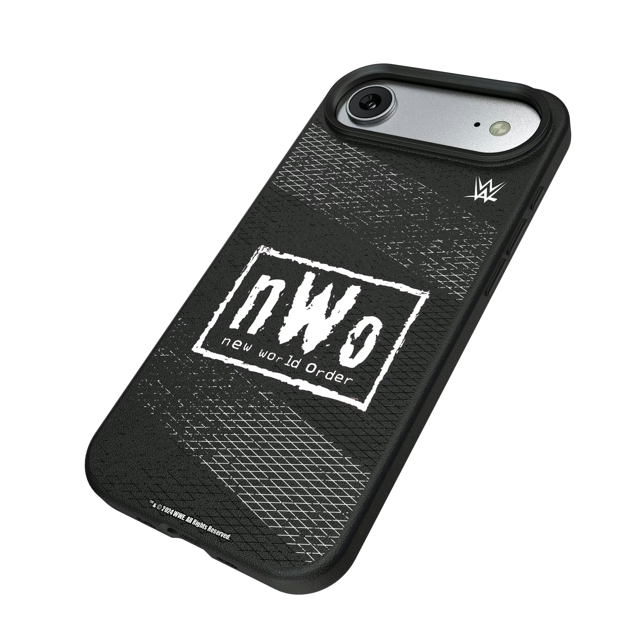 New World Order Steel iPhone MagSafe Compatible Phone Case for Apple iPhone - Isometric View#Device_iPhone Air