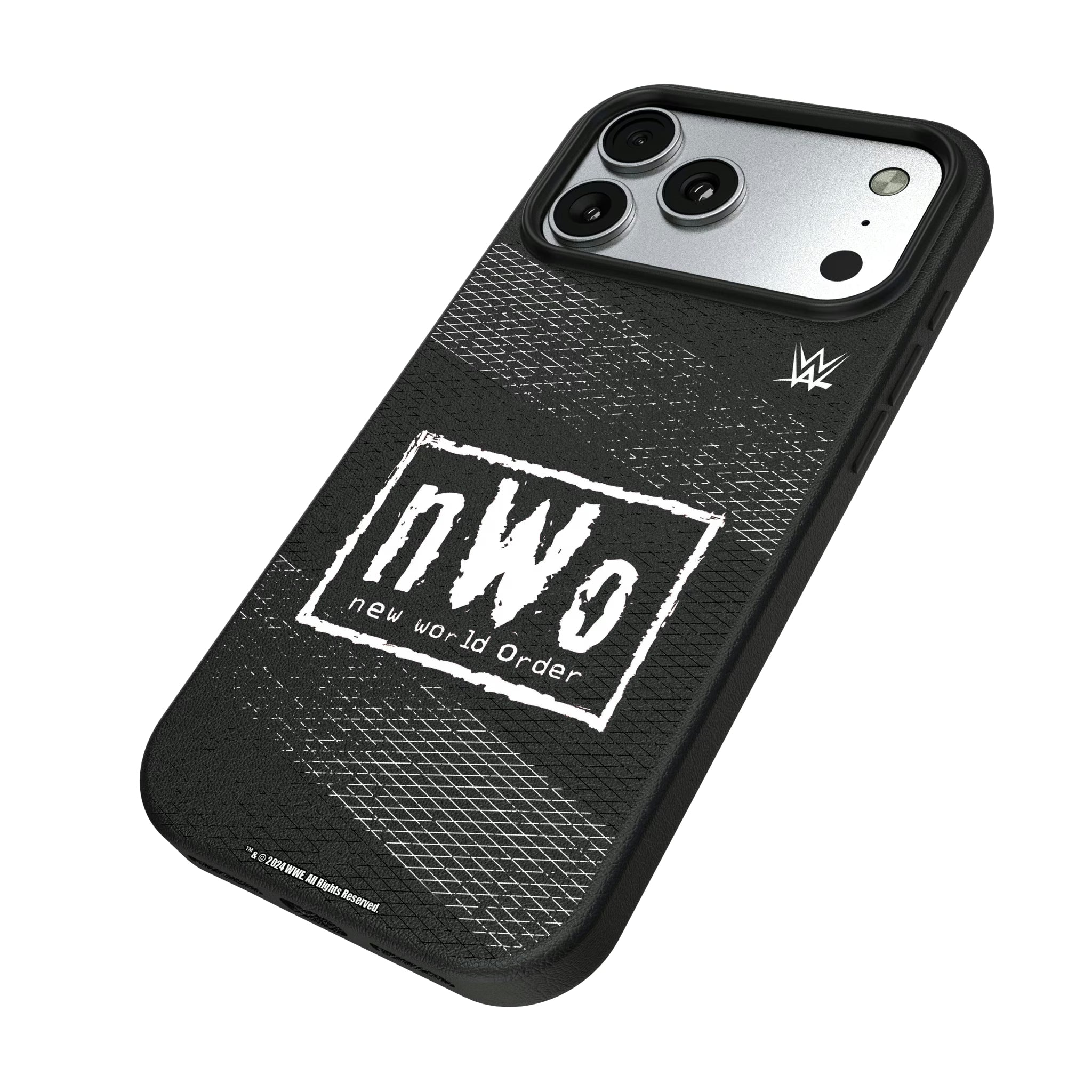 New World Order Steel iPhone MagSafe Compatible Phone Case for Apple iPhone - Isometric View#Device_iPhone 17 Pro Max