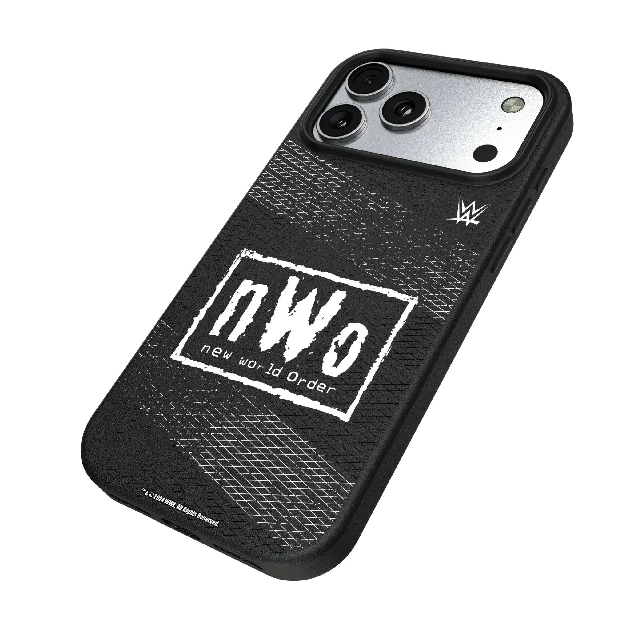 New World Order Steel iPhone MagSafe Compatible Phone Case for Apple iPhone - Isometric View#Device_iPhone 17 Pro Max