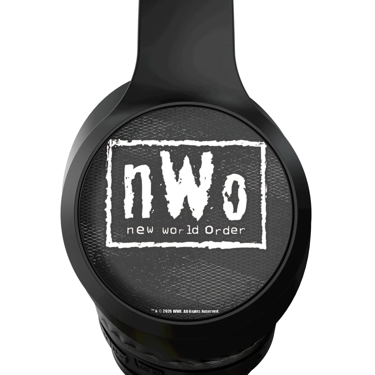 New World Order Steel Wireless Over-Ear Headphones With Case - Detail