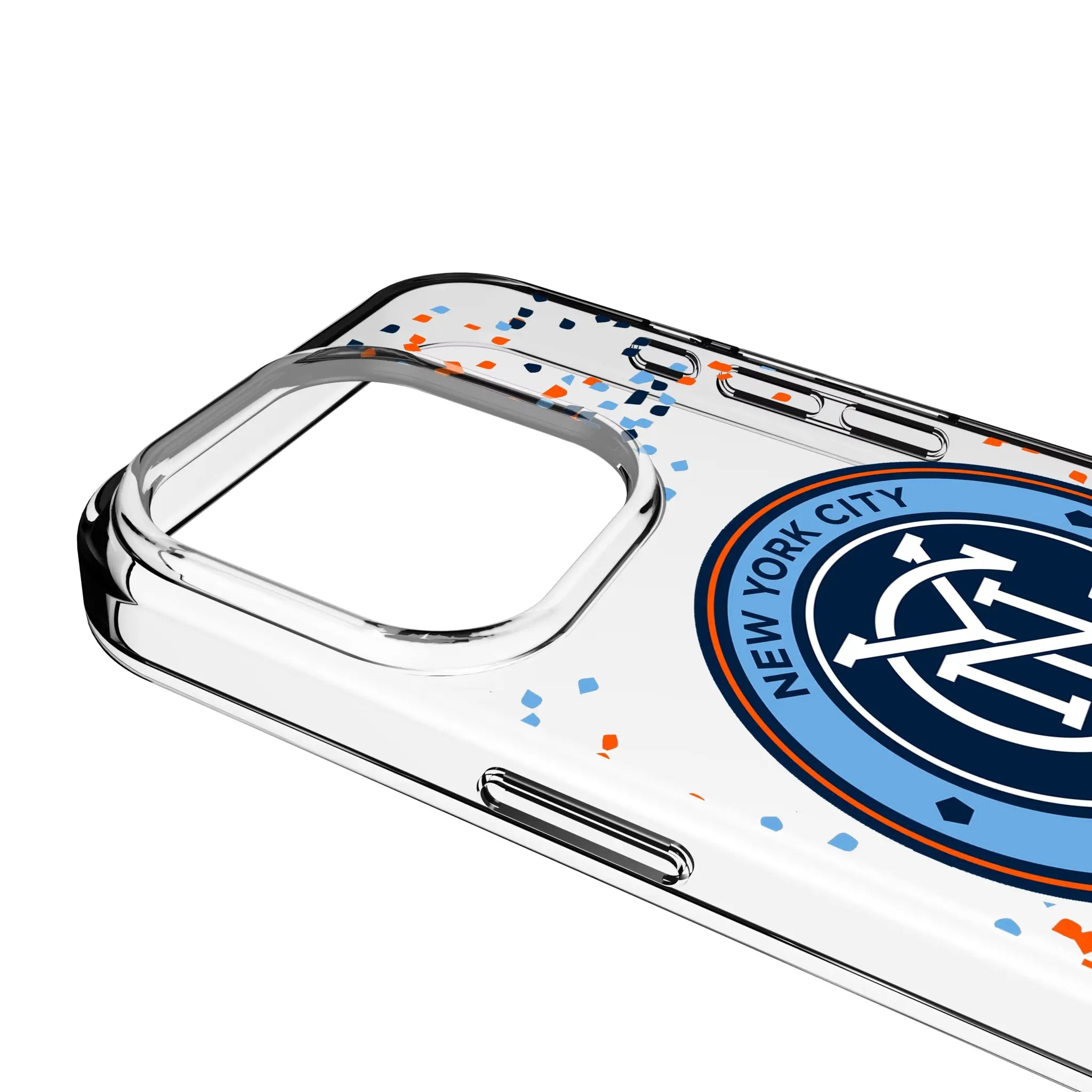 New York City FC Confetti iPhone Clear Phone Case for Apple iPhone - Detail
