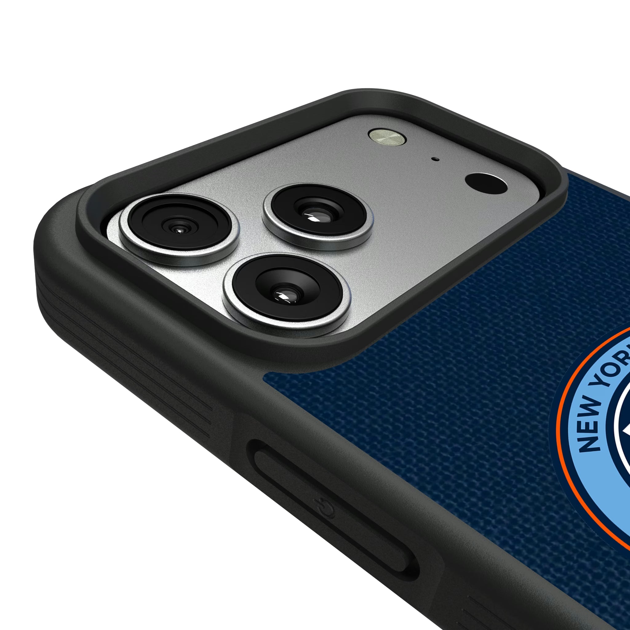 New York City FC Diagonal Stripe iPhone Bump Phone Case for Apple iPhone - Detail#Device_iPhone 17 Pro Max