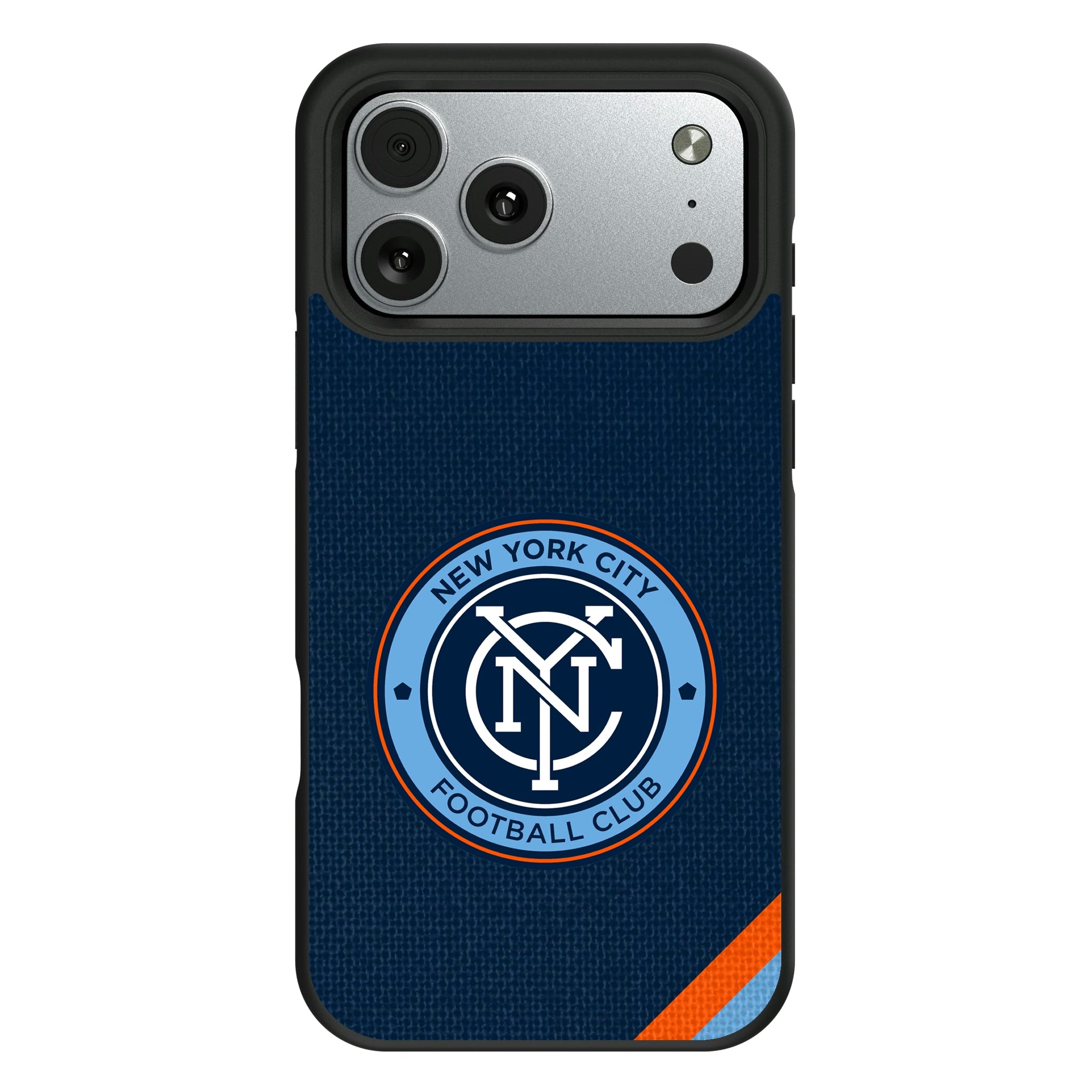 New York City FC Diagonal Stripe iPhone Bump Phone Case for Apple iPhone#Device_iPhone 17 Pro Max